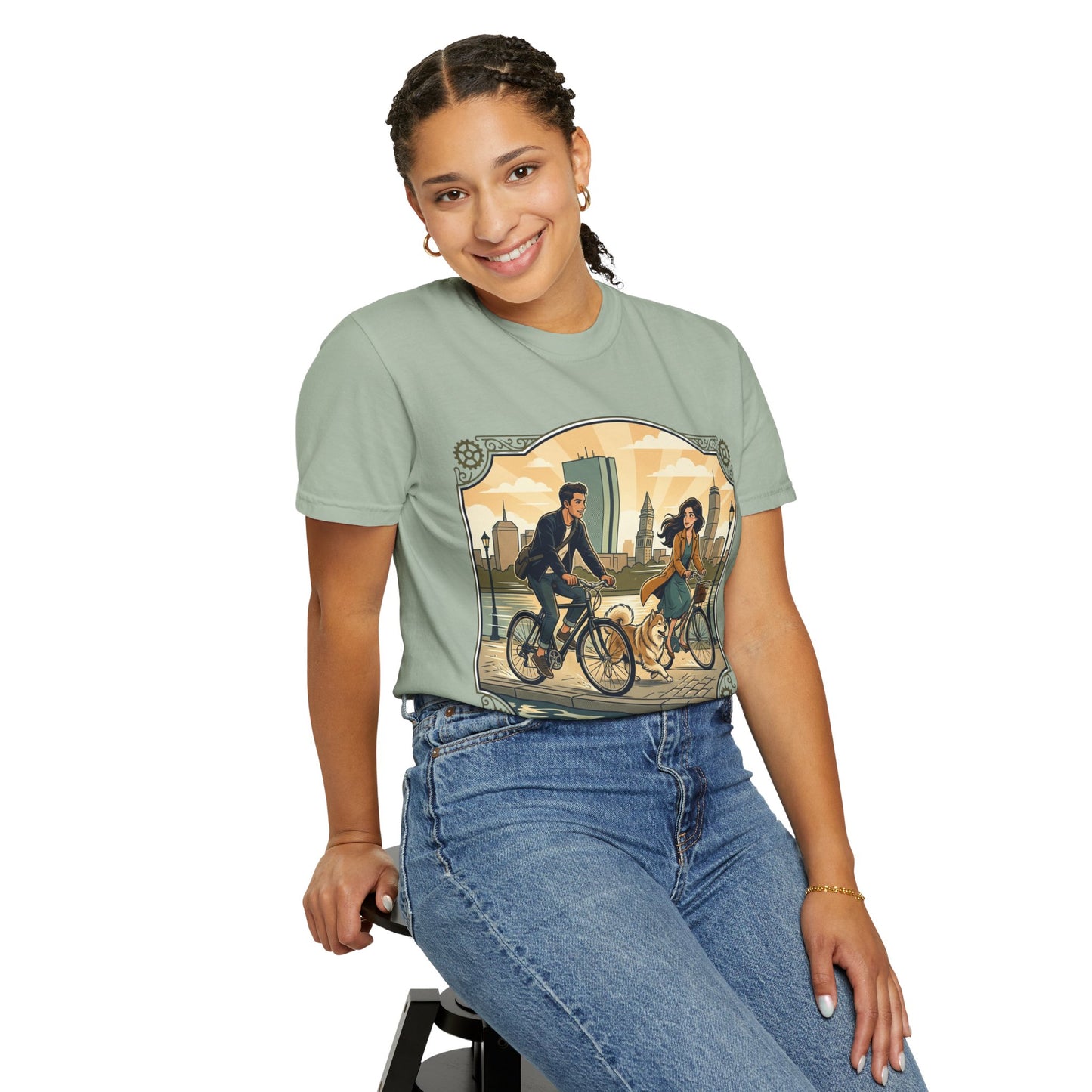 We Ride Together Bicycle Couple T-Shirt