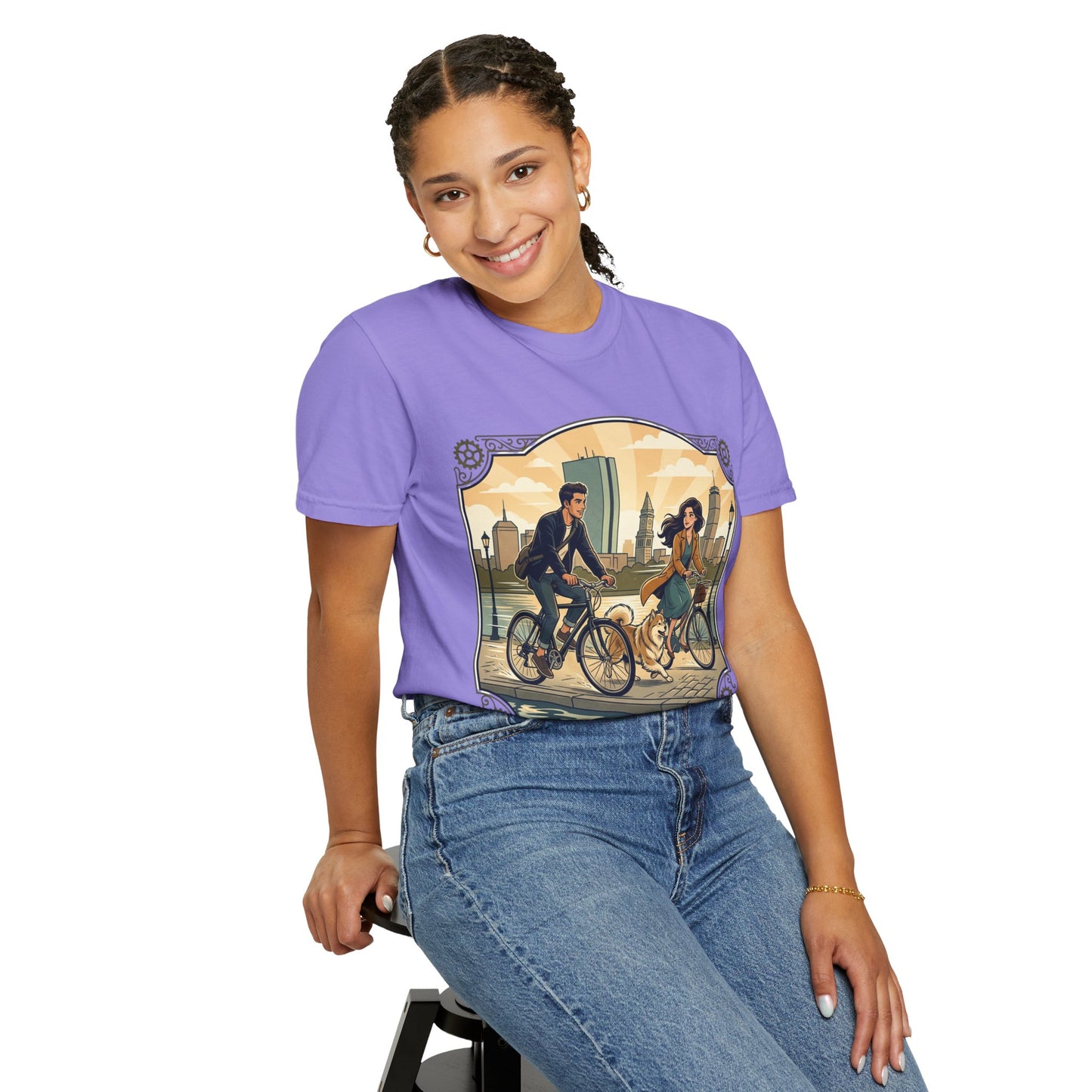 We Ride Together Bicycle Couple T-Shirt