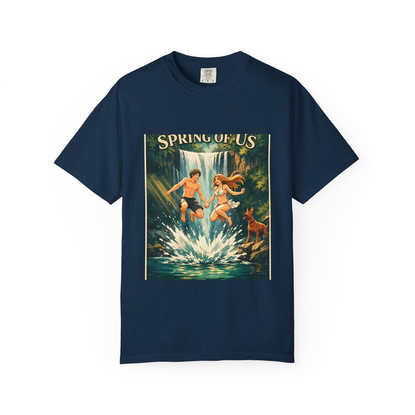 Vintage 'Spring of Us' Waterfall Graphic T-Shirt