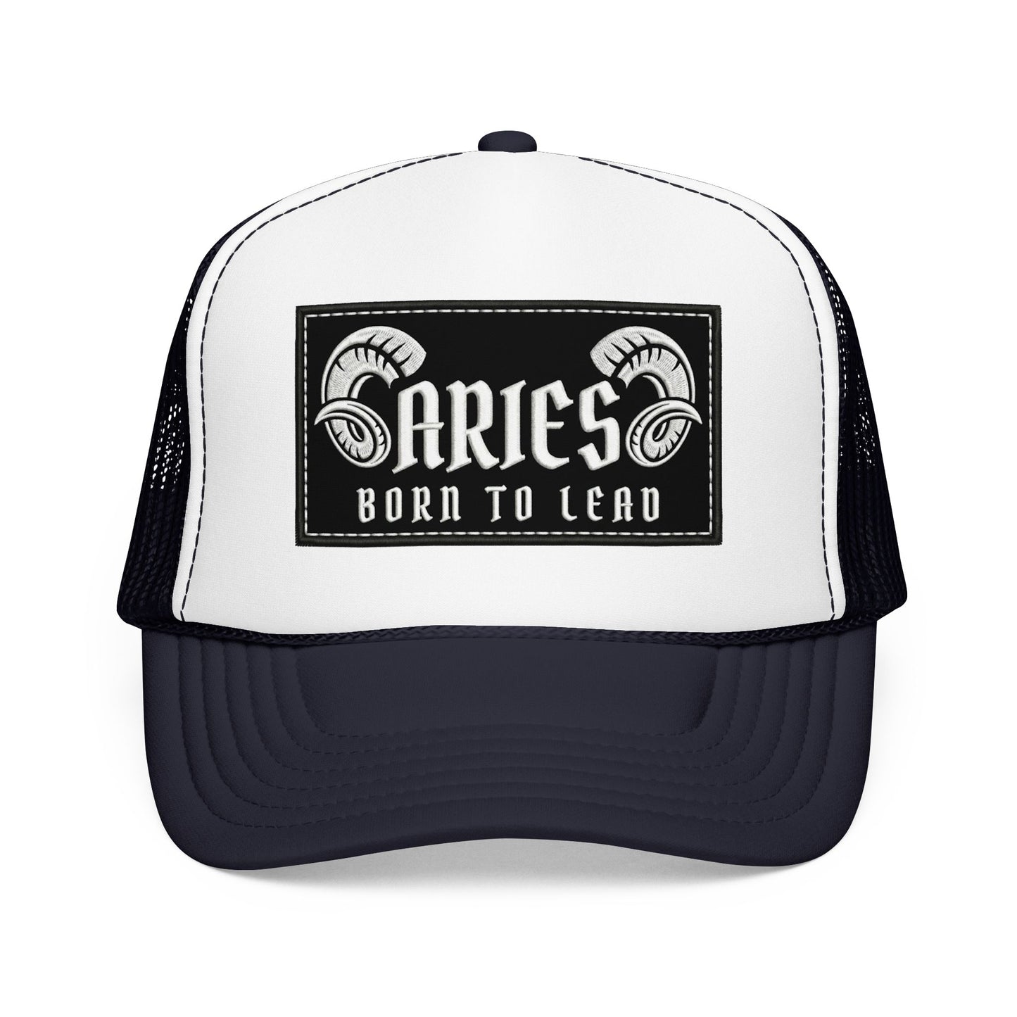 Trucker Hat - Aries 'Born to Lead' Zodiac Cap