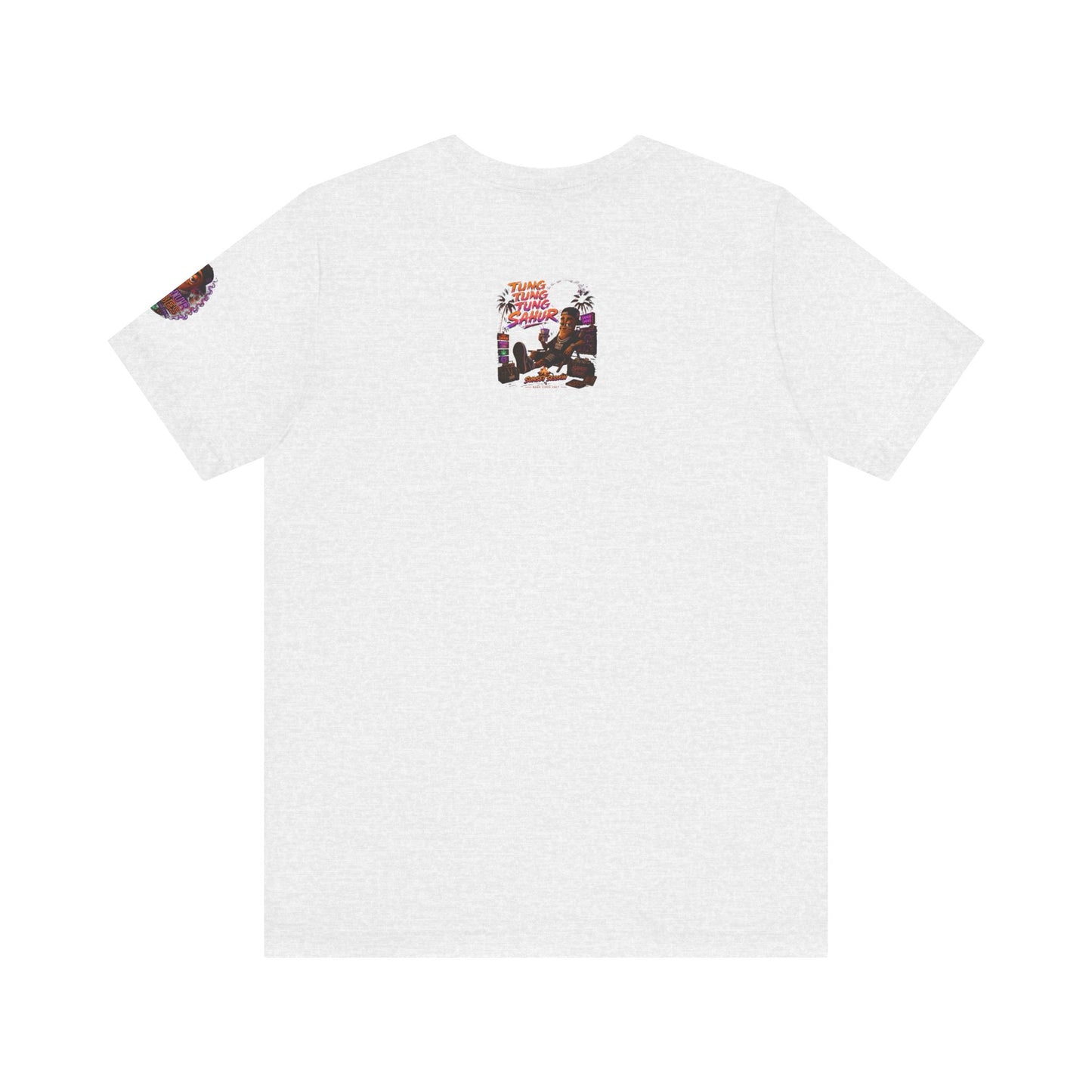 Tung Tung Tung Sahur Laid-Back Nightlife Graphic Tee — "Things Take Time" Urban Cartoon Design