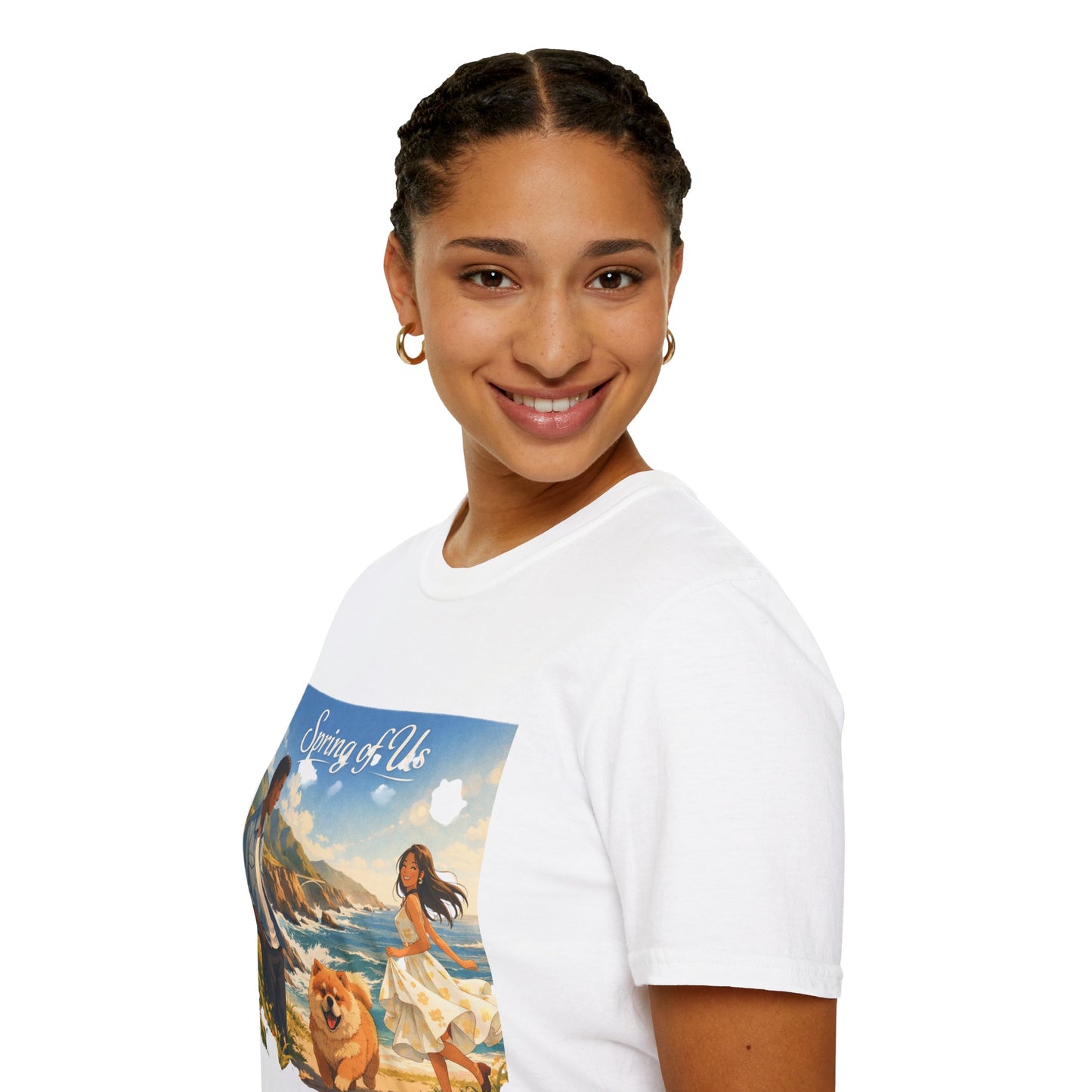 Spring of Us T-Shirt — Romantic Coastal Illustration Tee