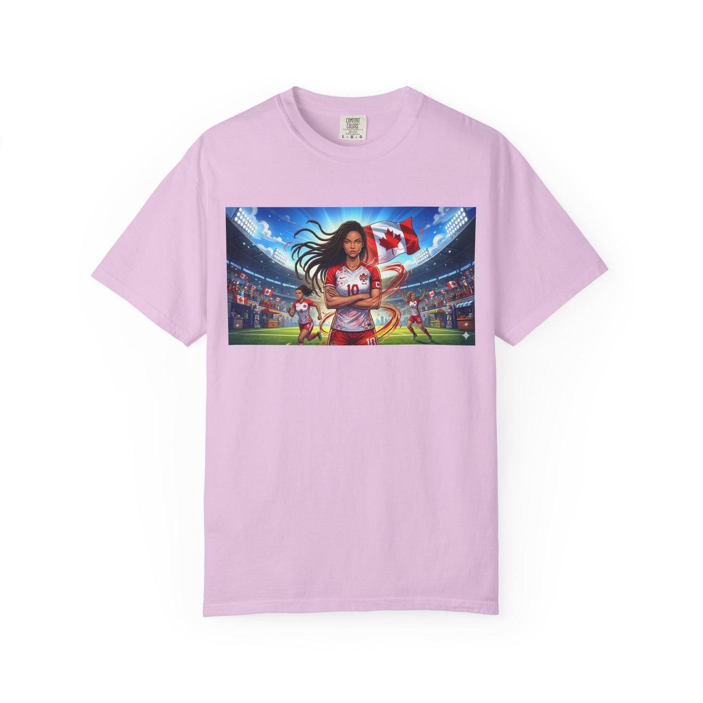 Soccer Star Canada T-Shirt — Women’s Team Jersey Graphic