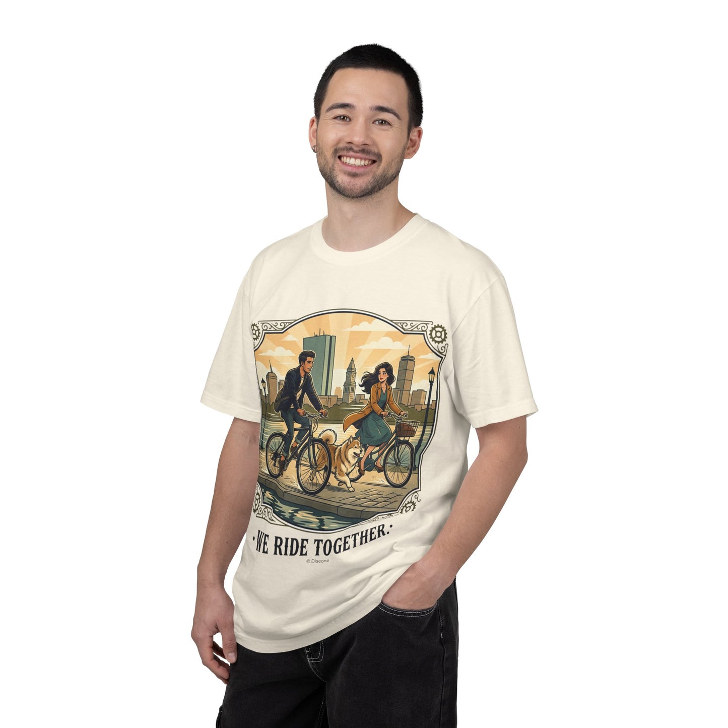 We Ride Together Bicycle Couple T-Shirt