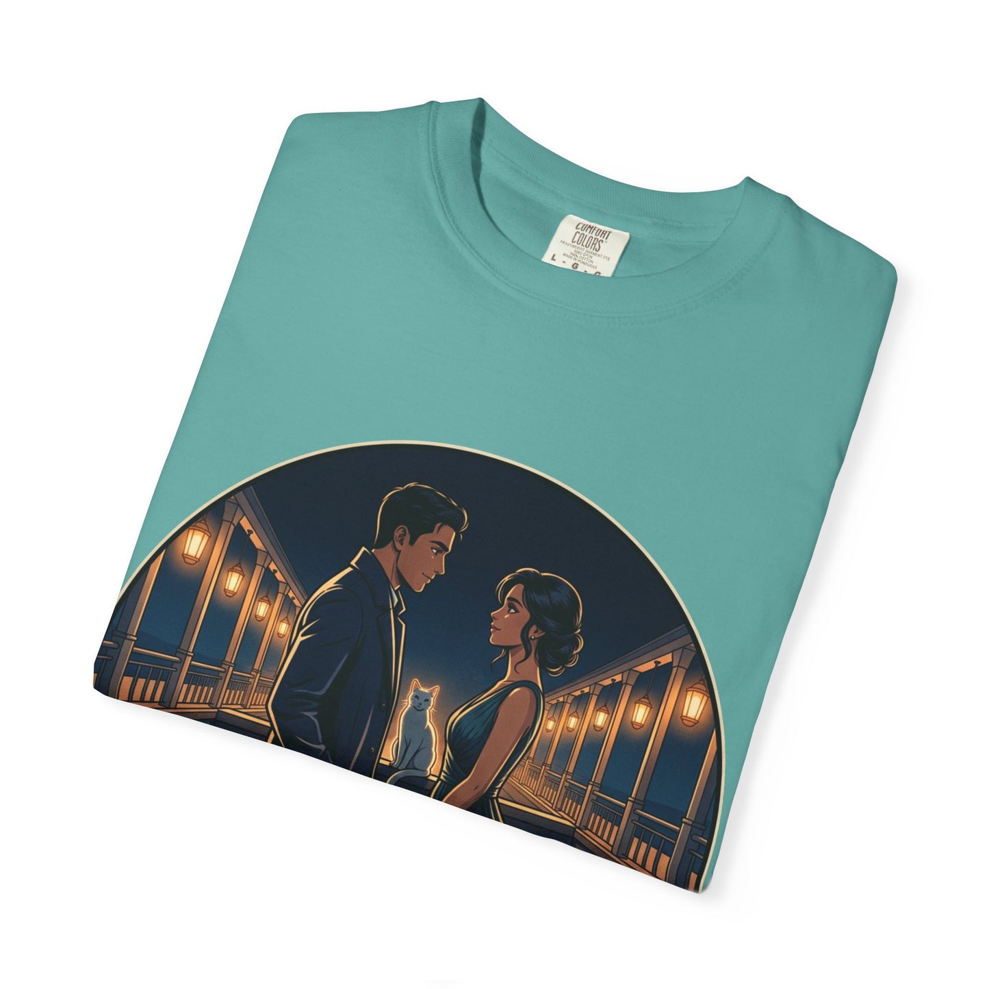 Romantic Night Stroll T-Shirt — "Even in the Quiet... We Shine" Graphic Tee