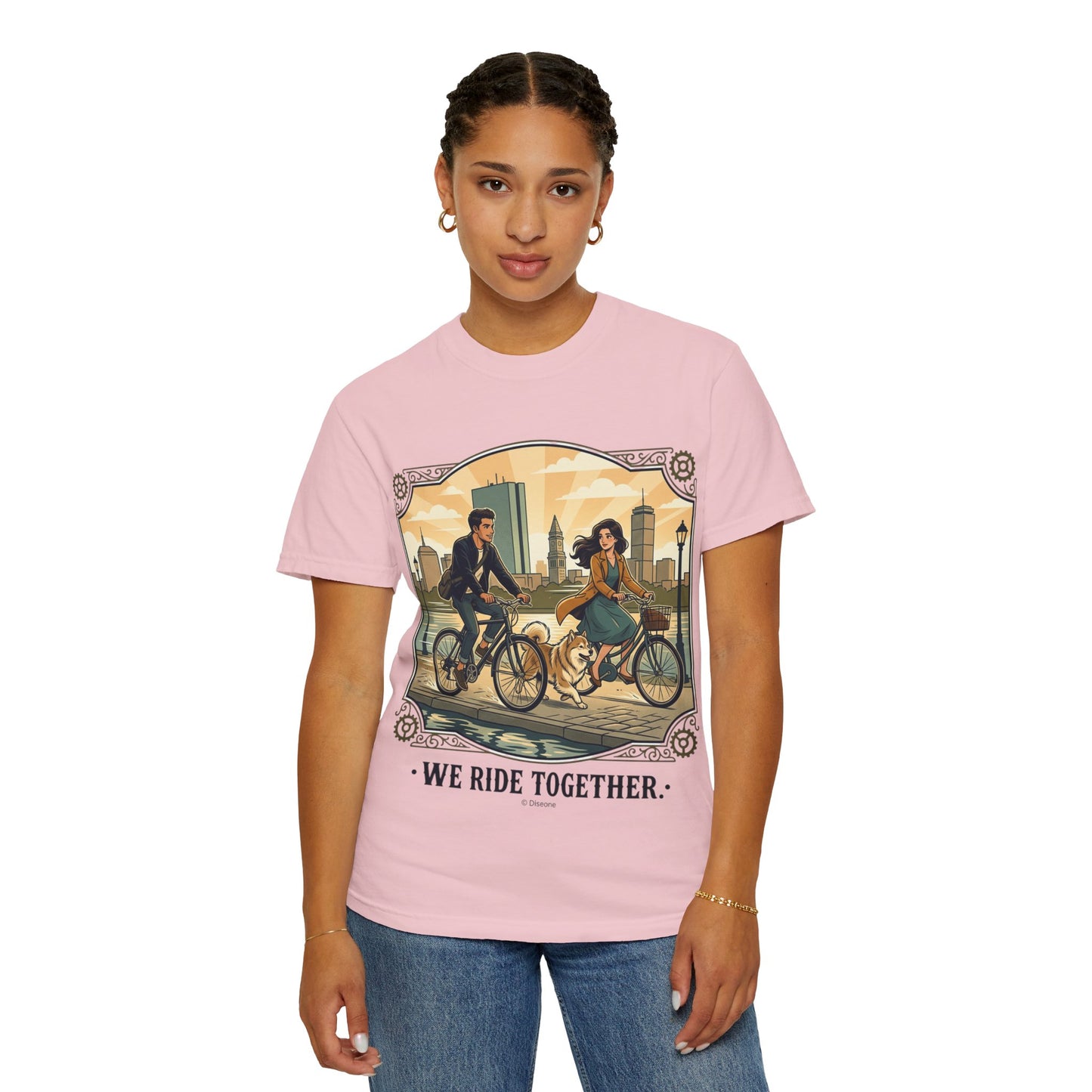 We Ride Together Bicycle Couple T-Shirt