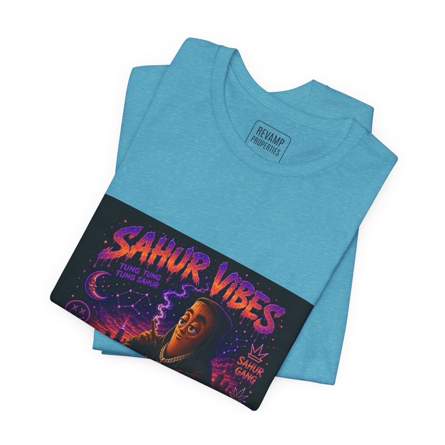 Tung Tung Tung Sahur SOLO Night Smoke DOLO Tee — Urban Chill Cartoon Design