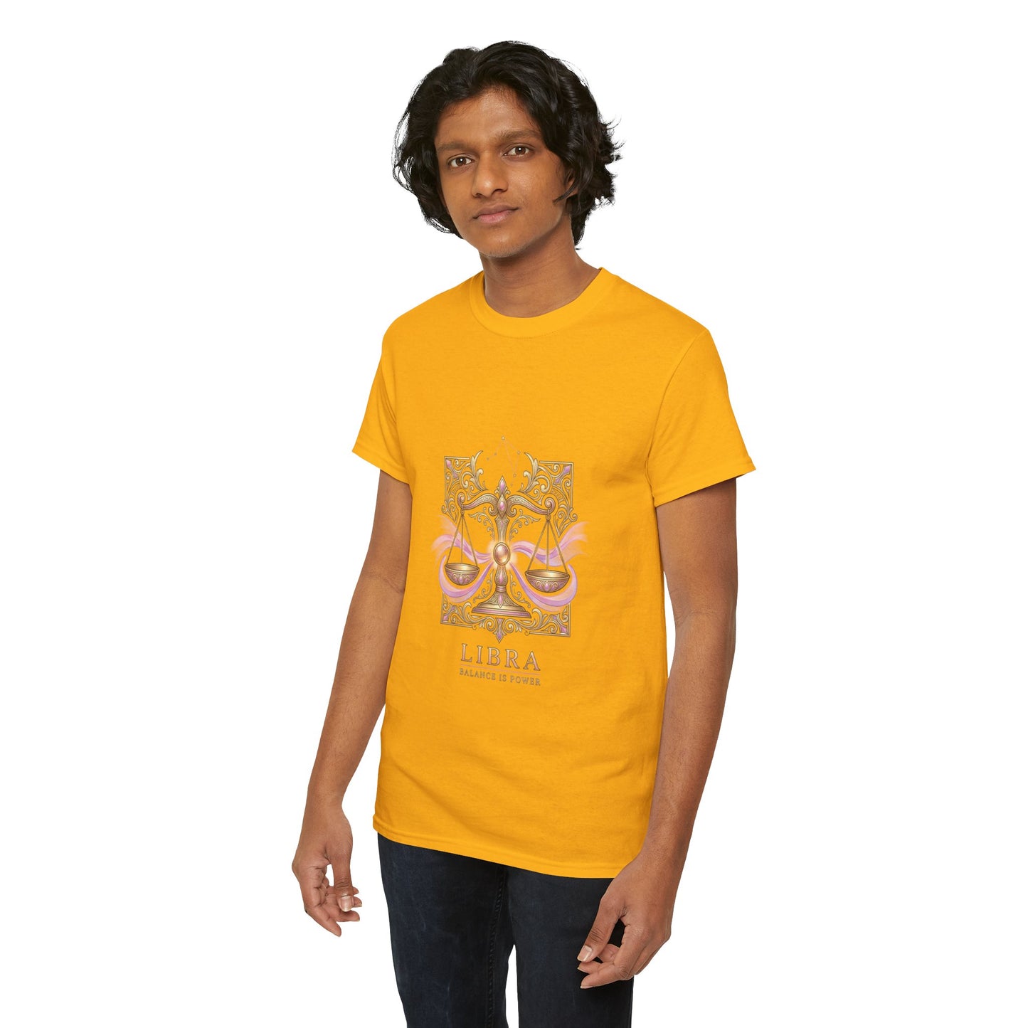 Libra Scales T‑Shirt — Zodiac Balance Is Power Tee