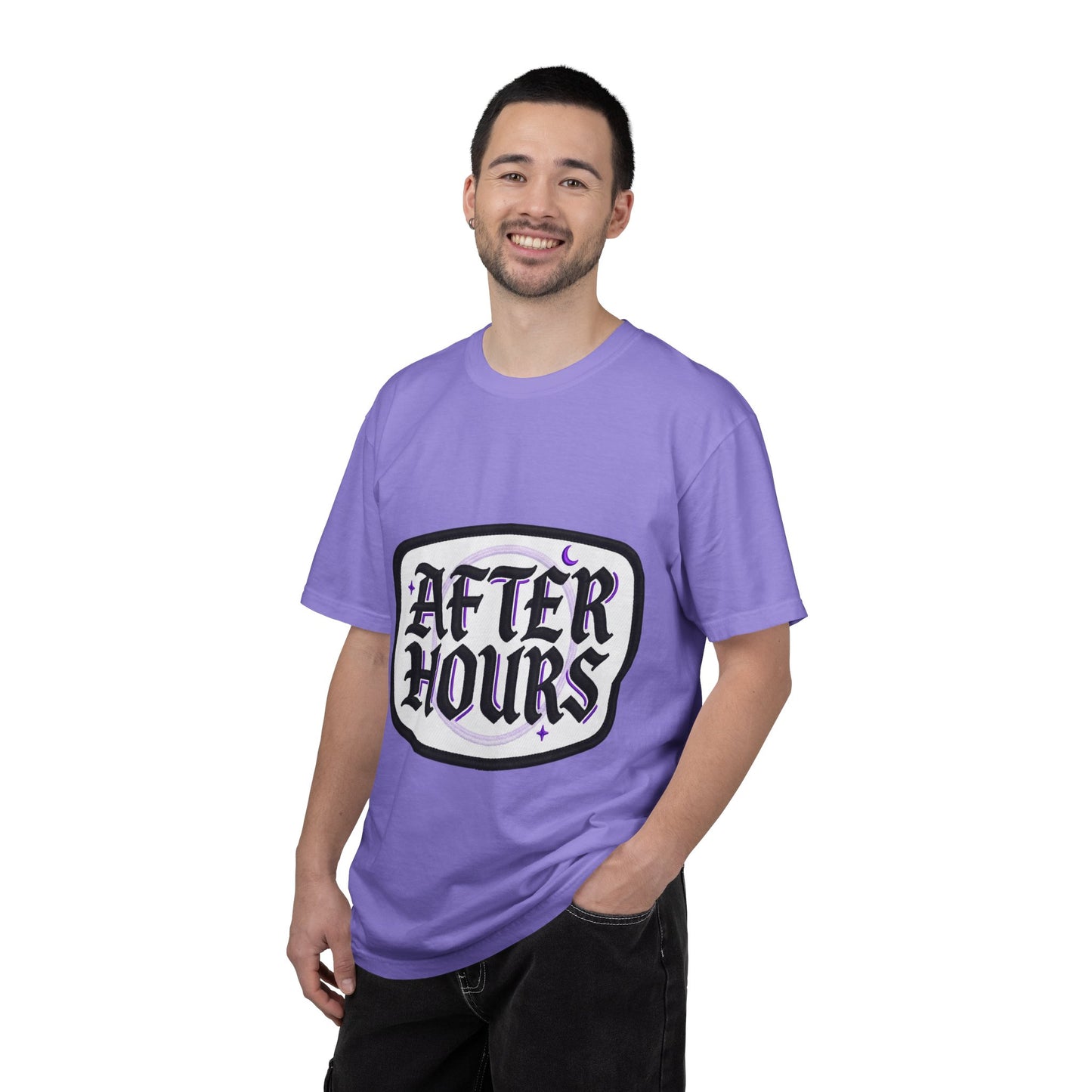 After Hours Graphic T-Shirt — Gothic Moon Lounge Tee
