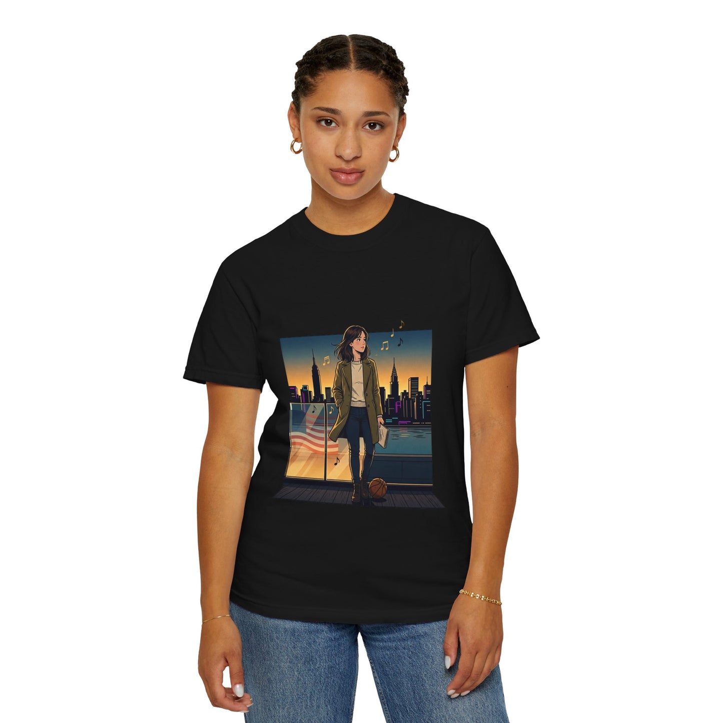 GLOBAL ENERGY: HER CITY, HER STORY— City Sunset Graphic T-Shirt