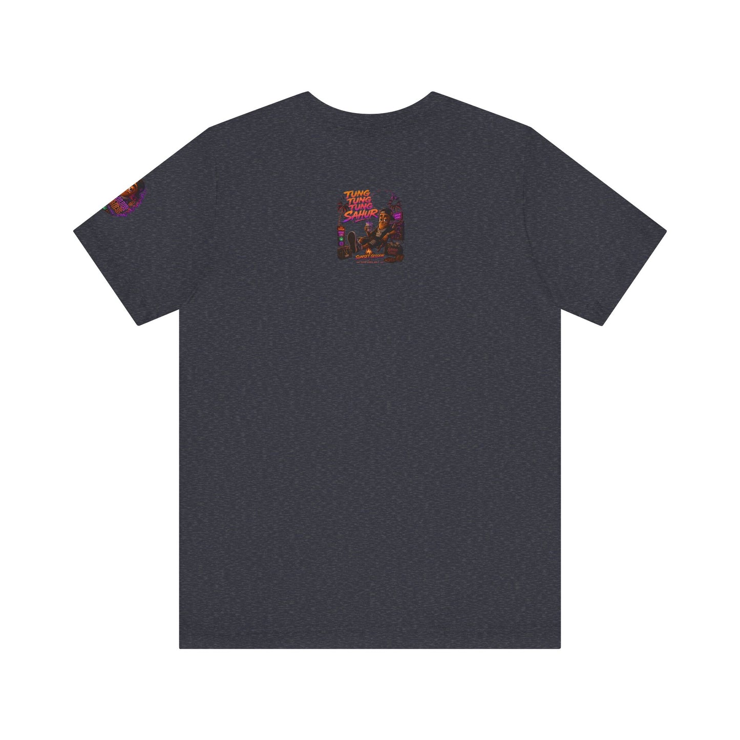 Tung Tung Tung Sahur Laid-Back Nightlife Graphic Tee — "Things Take Time" Urban Cartoon Design