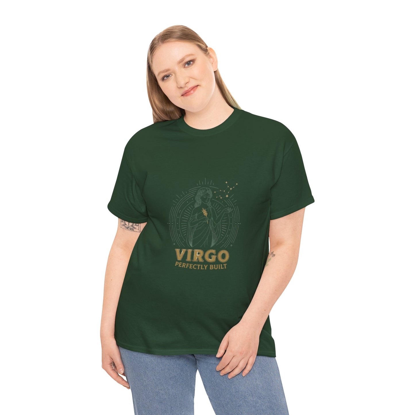 Virgo 'Perfectly Built' Zodiac T-Shirt — Astrology Graphic Tee