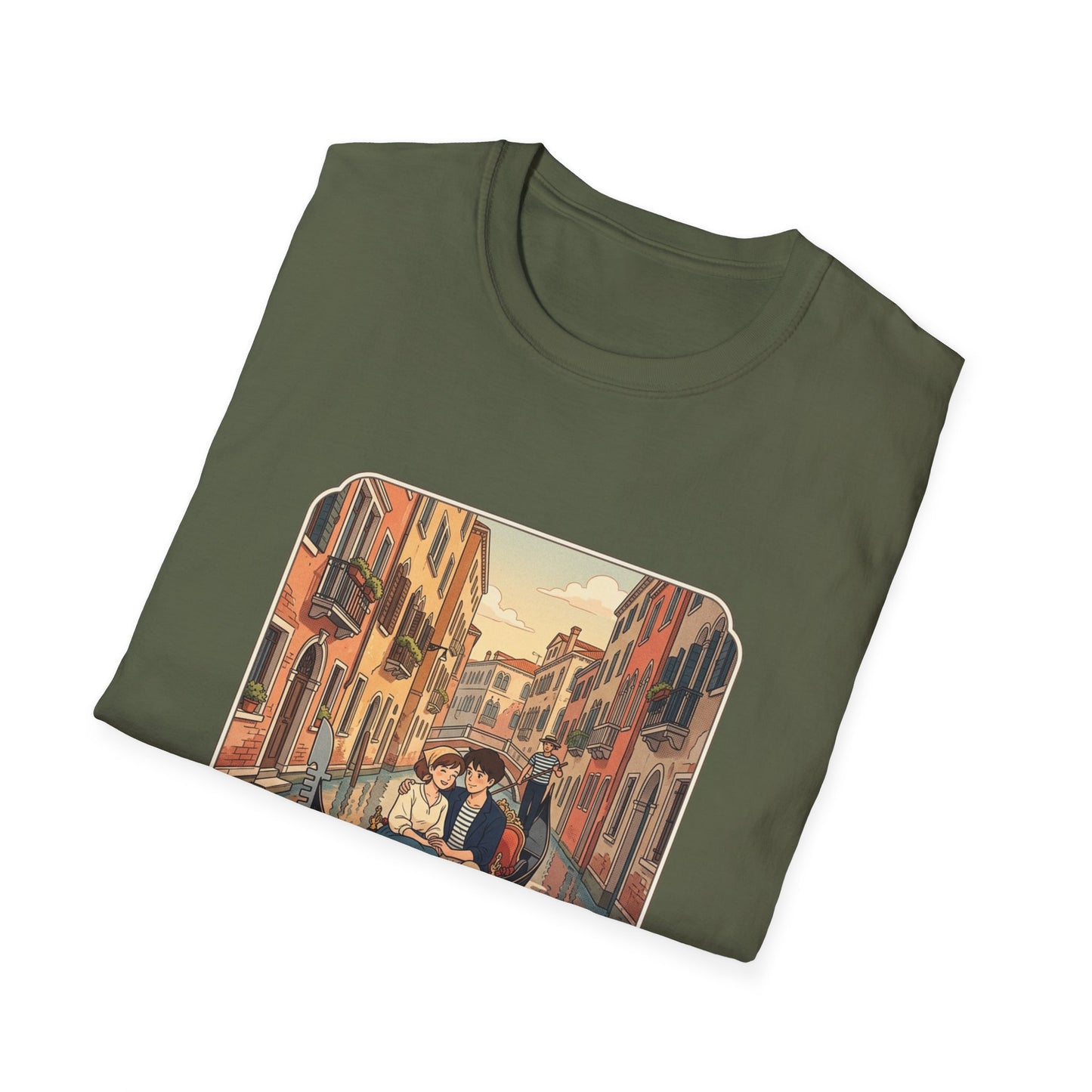 T-Shirt — Love in Venice Gondola Romantic Travel Tee