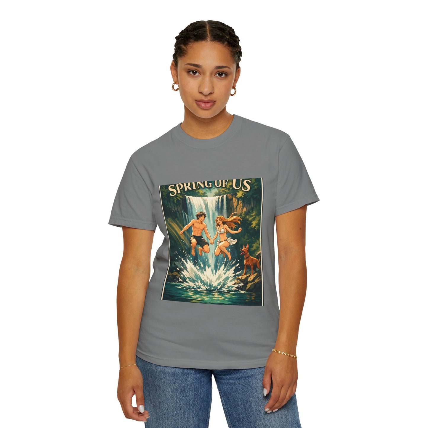 Vintage 'Spring of Us' Waterfall Graphic T-Shirt