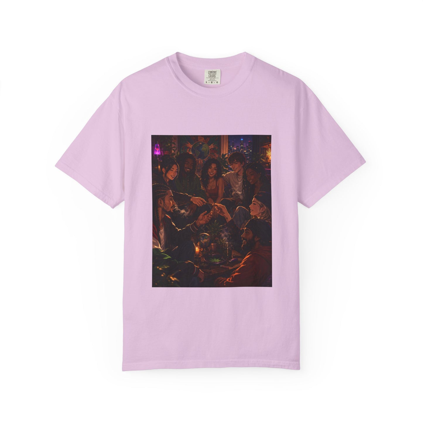 OUR MEMORIES - Vintage Night Party Scene T-Shirt