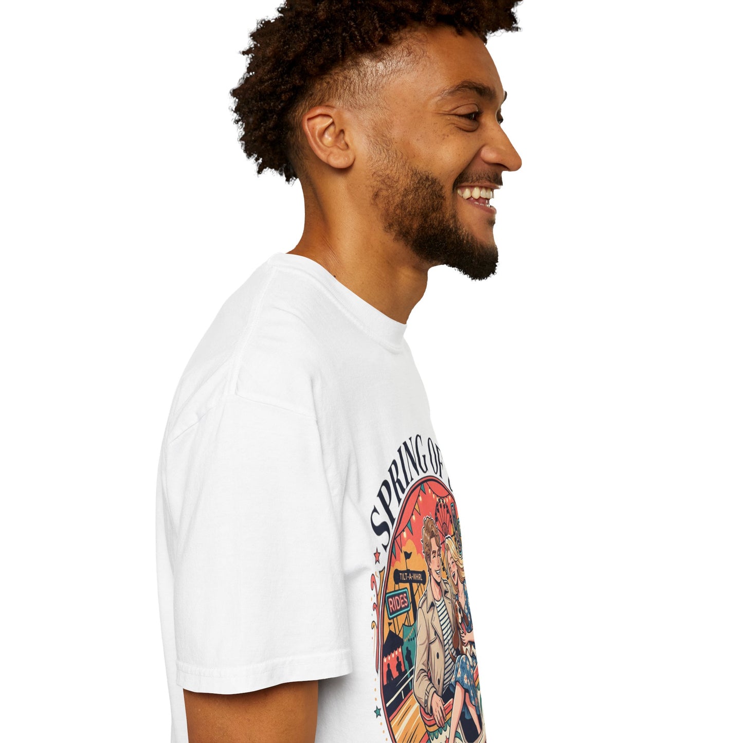 Spring of Us T-Shirt — Retro Carnival Couple Tee (Spring Festival Concert)