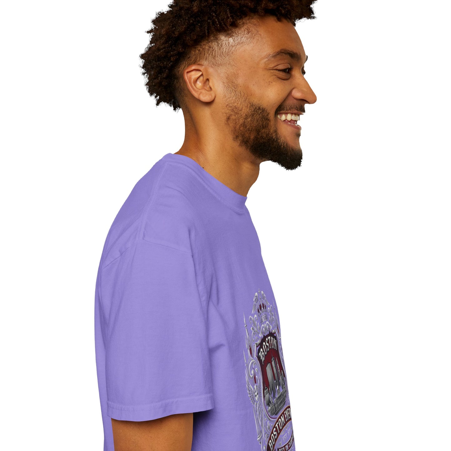 Boston Energy Vintage Crest T-Shirt — Retro City Skyline Tee
