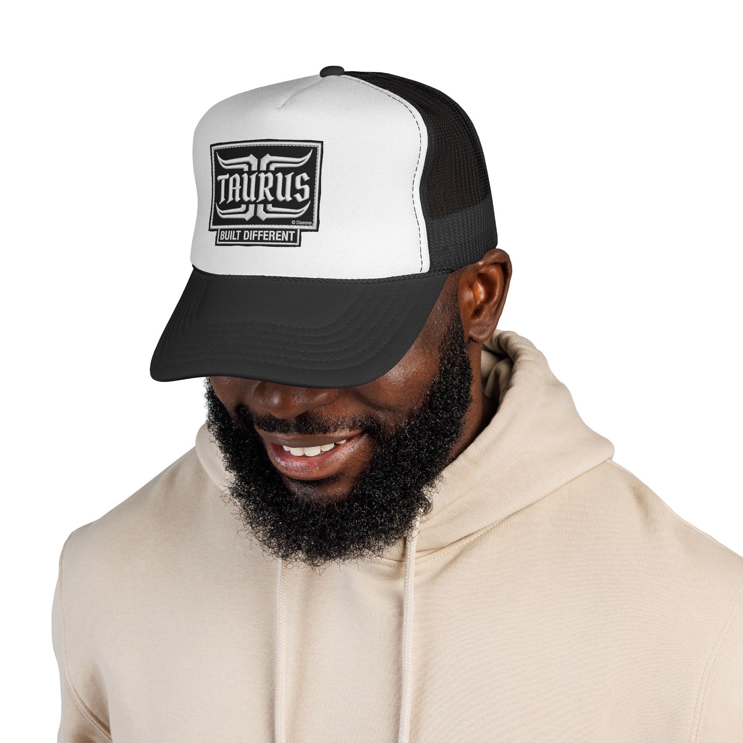 Taurus 'Built Different' Trucker Hat — Zodiac Snapback Cap