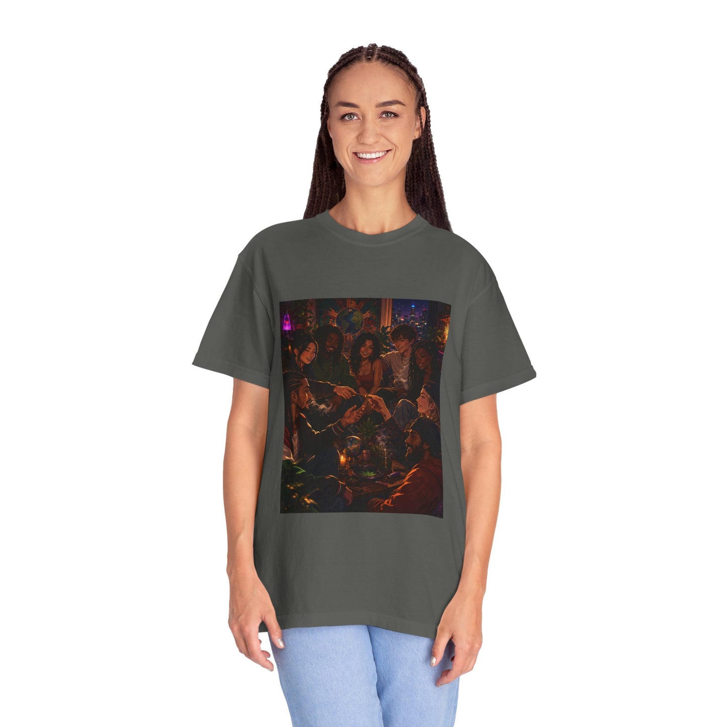 OUR MEMORIES - Vintage Night Party Scene T-Shirt