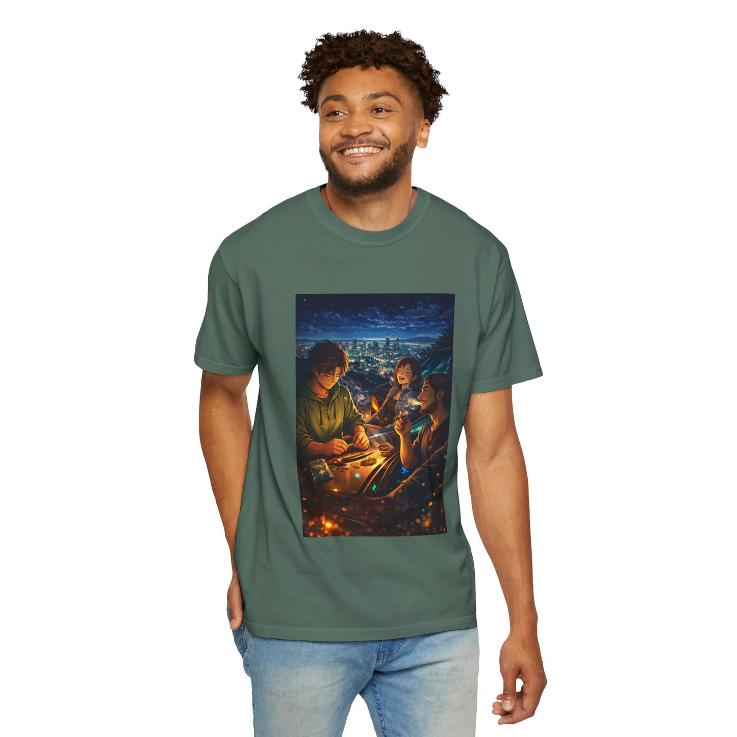 ROAD TRIP SMOKE SESSION-Unisex Garment-Dyed T-shirt