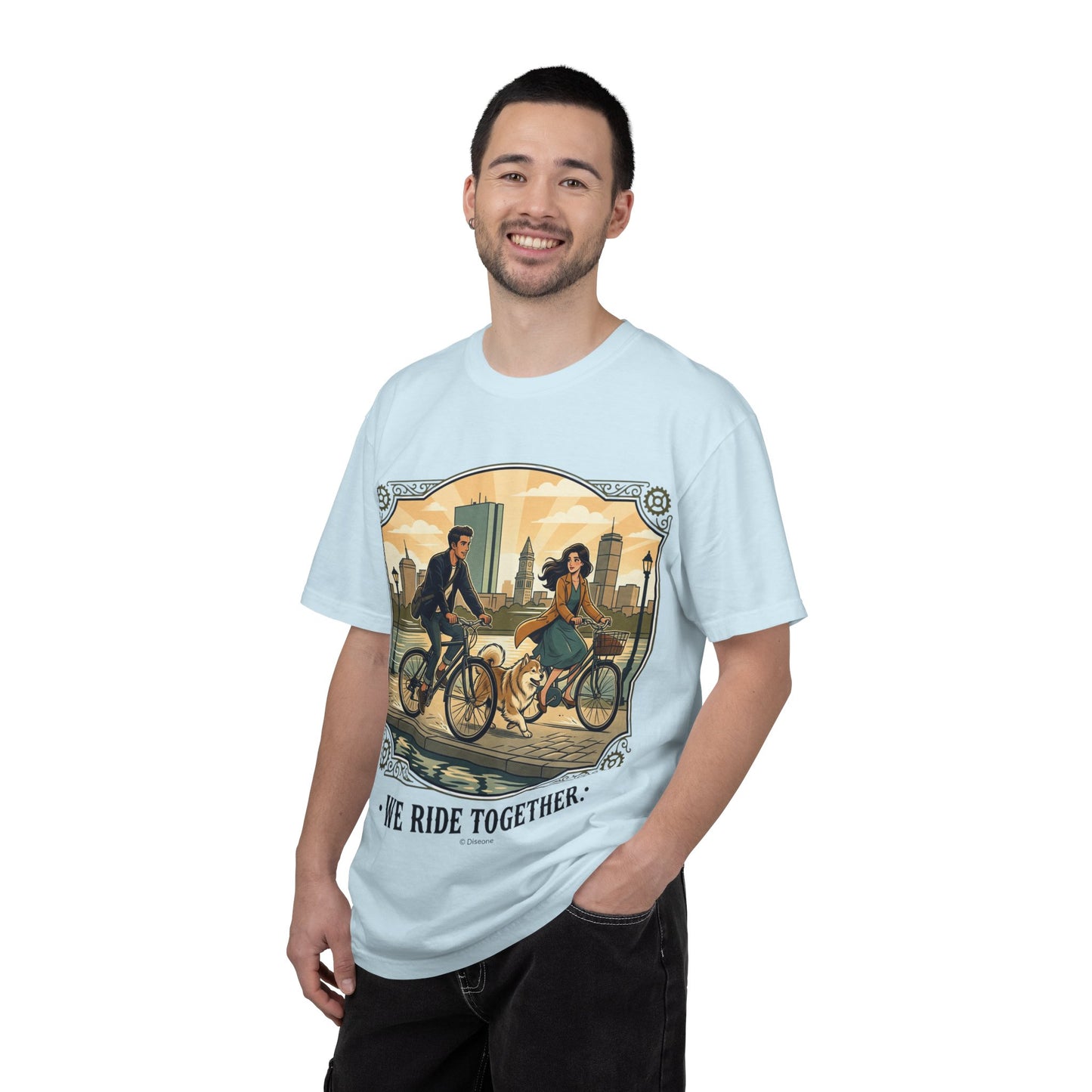 We Ride Together Bicycle Couple T-Shirt
