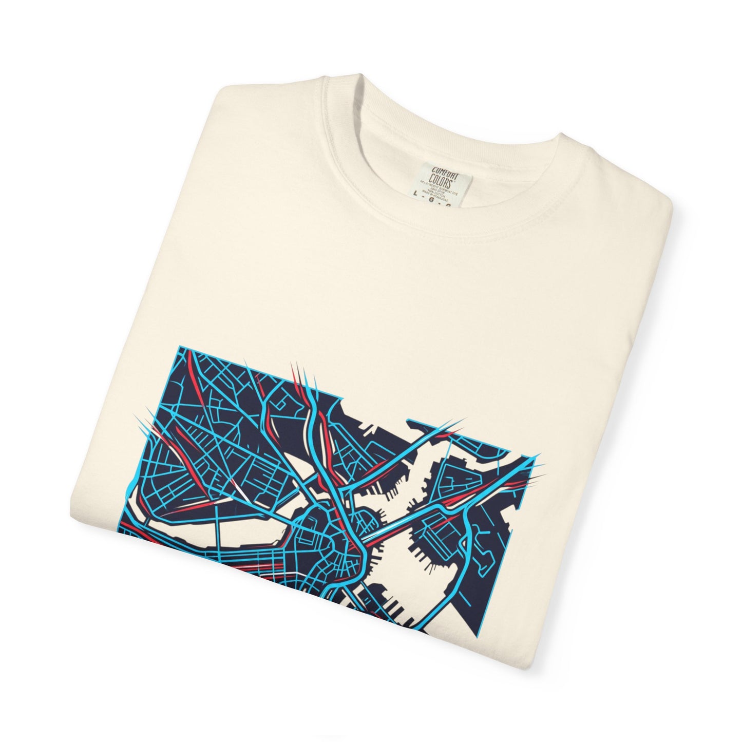 Boston Energy Map T-Shirt — City Map Graphic Tee