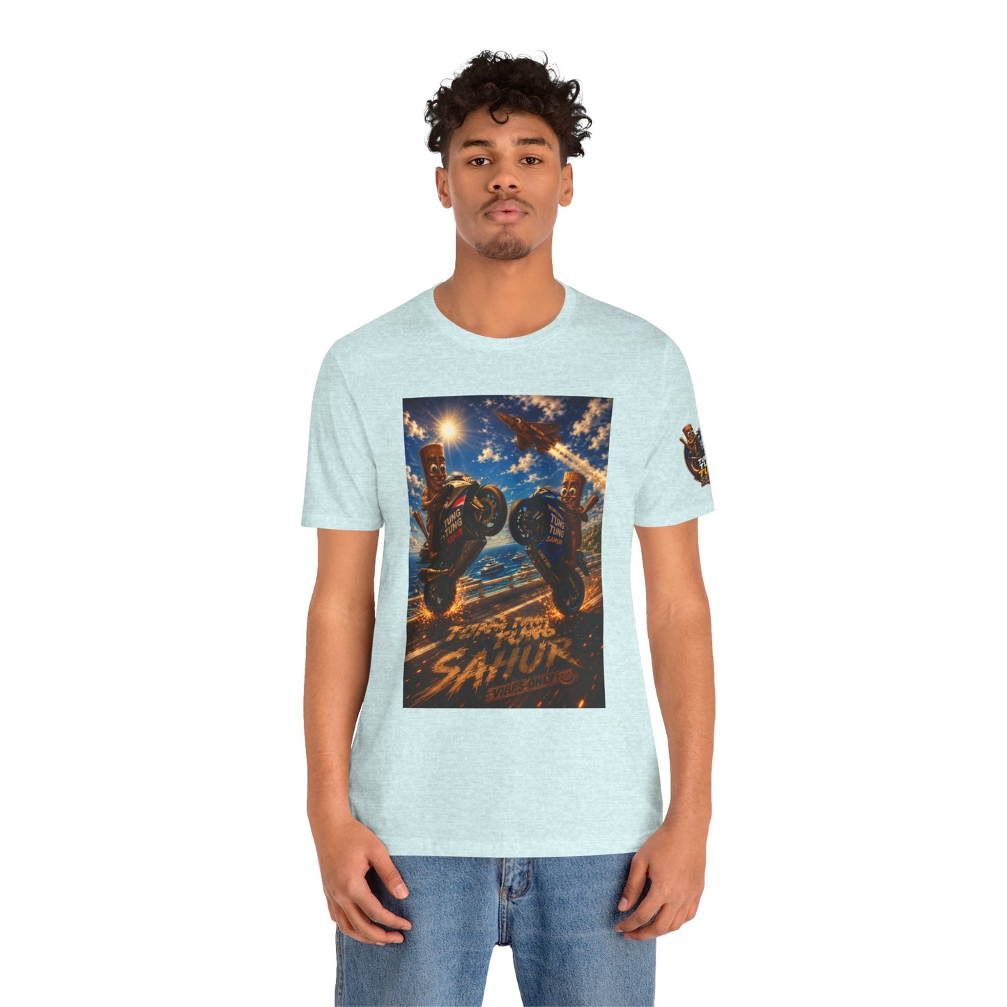 Motorcycle Stunt Tee — Sahara Riders Graphic T-Shirt