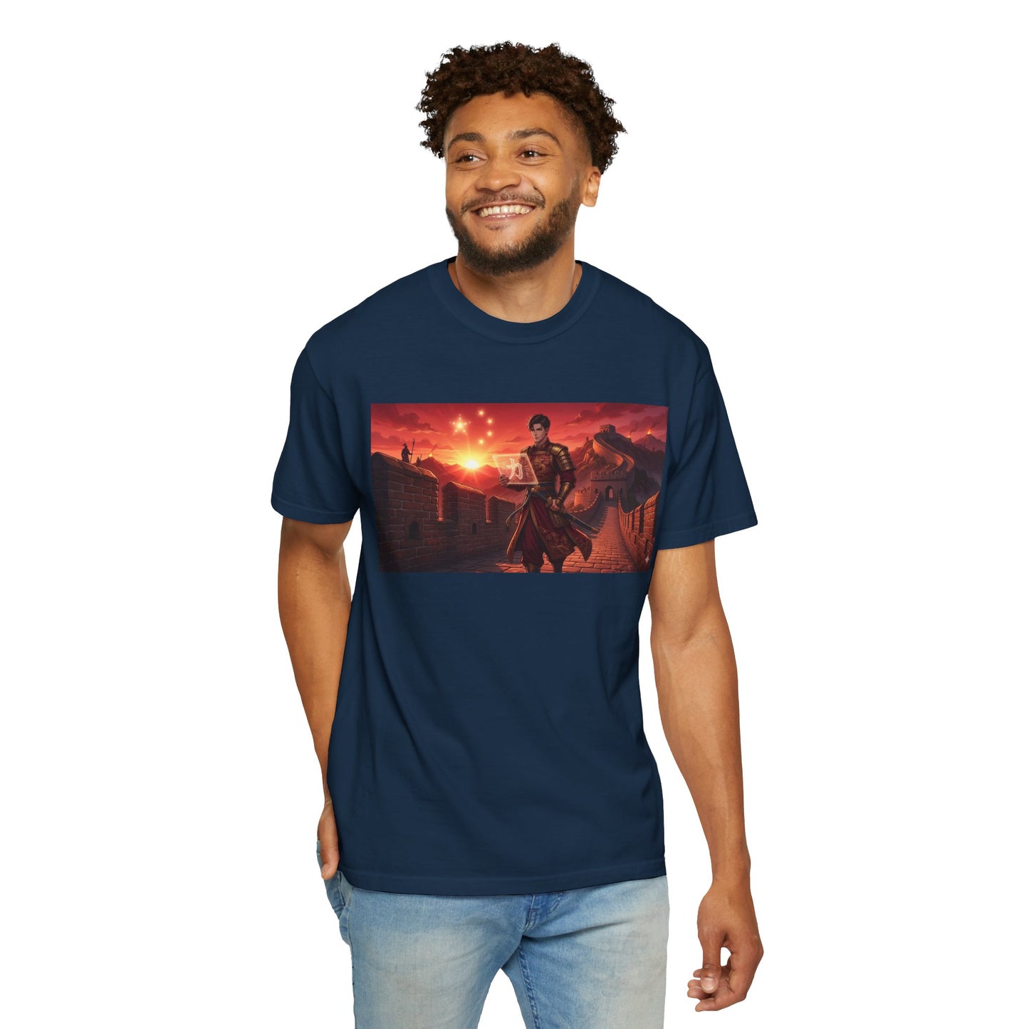 Scout Regiment Sunset T-Shirt — Anime Military Wall Scene