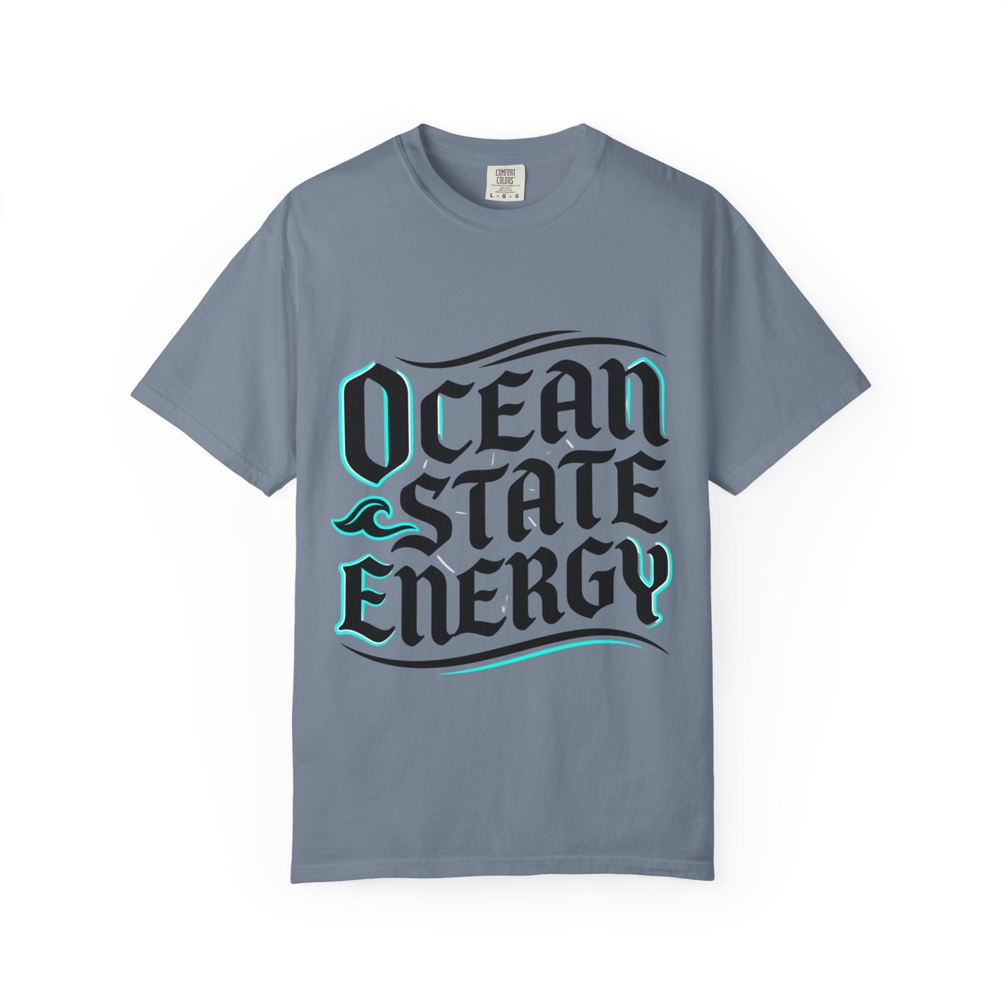 Ocean State Energy T-Shirt — Nautical Script Graphic Tee