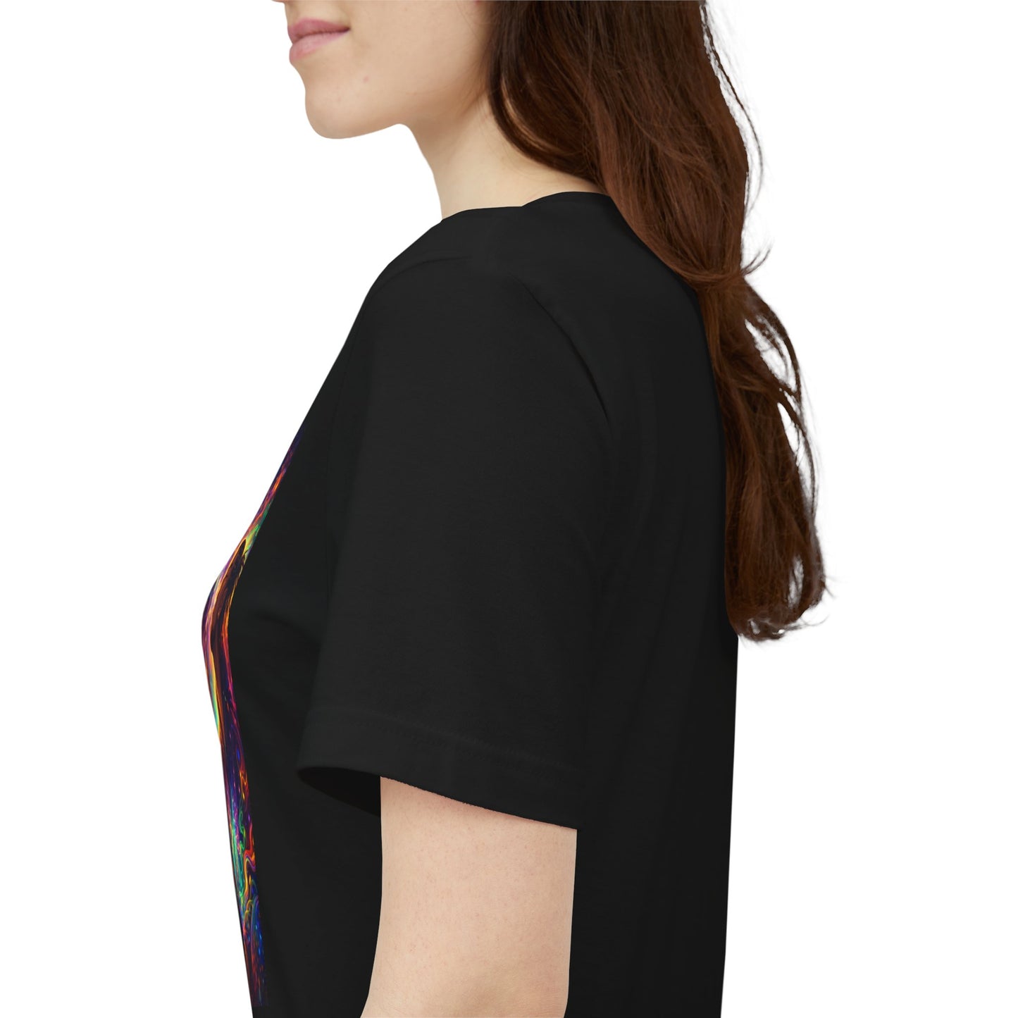 Psychedelic Session T-Shirt — Cosmic Portrait Graphic Tee