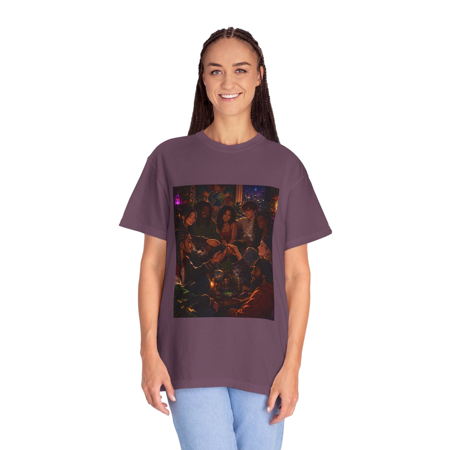 OUR MEMORIES - Vintage Night Party Scene T-Shirt