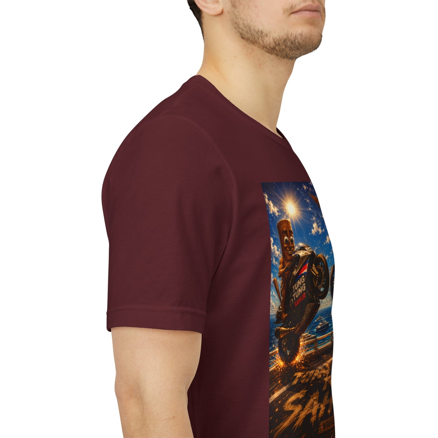 Motorcycle Stunt Tee — Sahara Riders Graphic T-Shirt