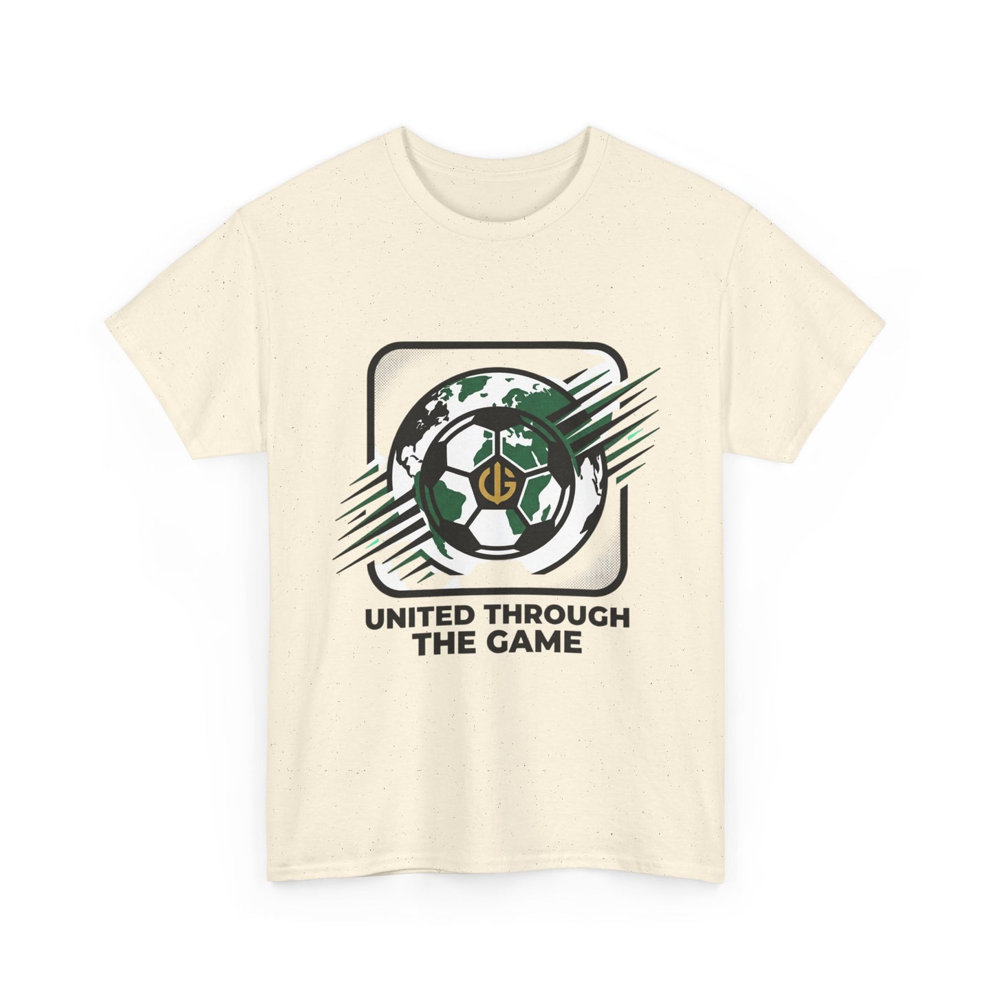 Soccer T-Shirt — "United Through the Game" Graphic Tee