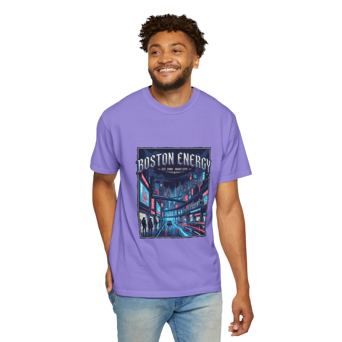 Boston Energy Graphic T-Shirt — Neon City Streetwear