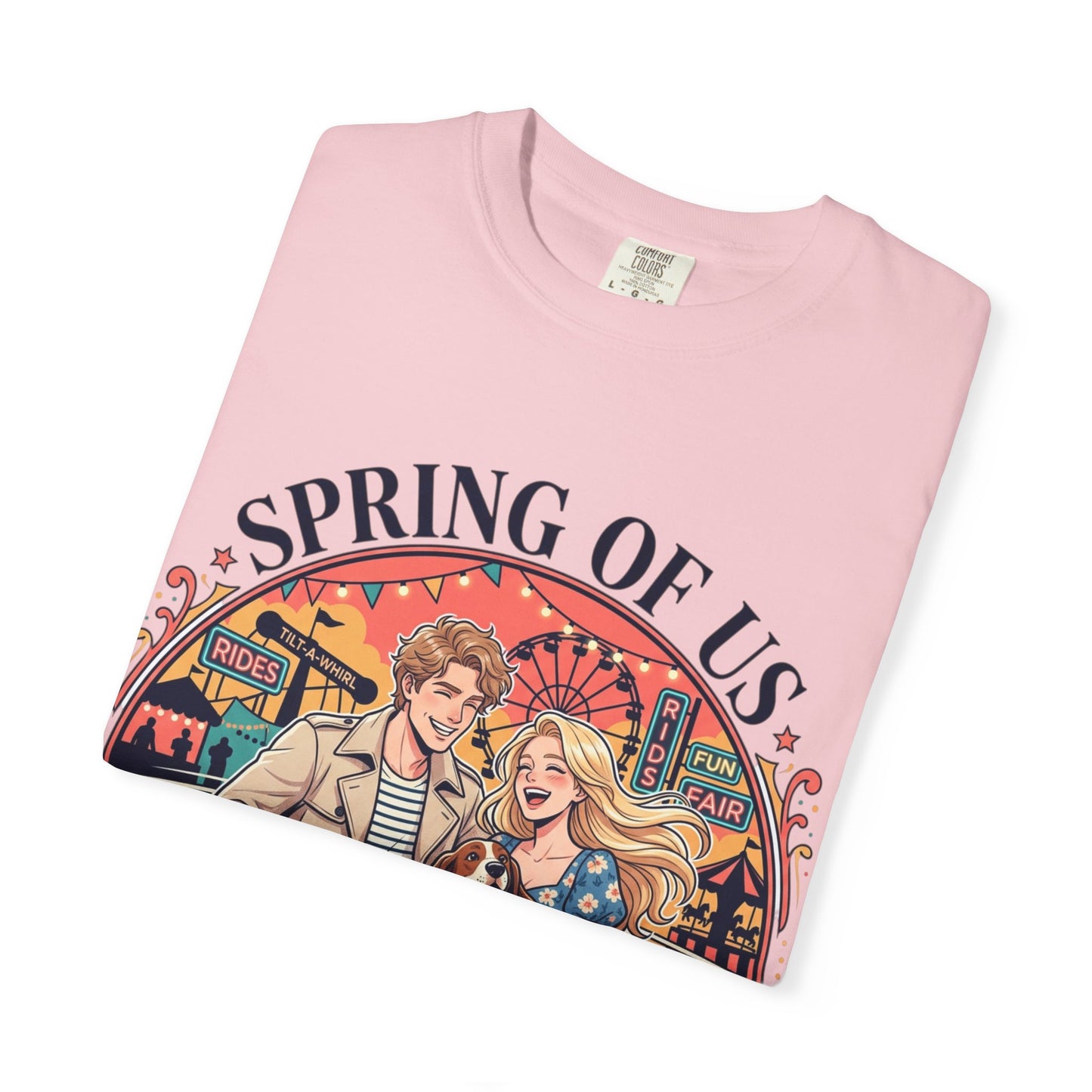 Spring of Us T-Shirt — Retro Carnival Couple Tee (Spring Festival Concert)