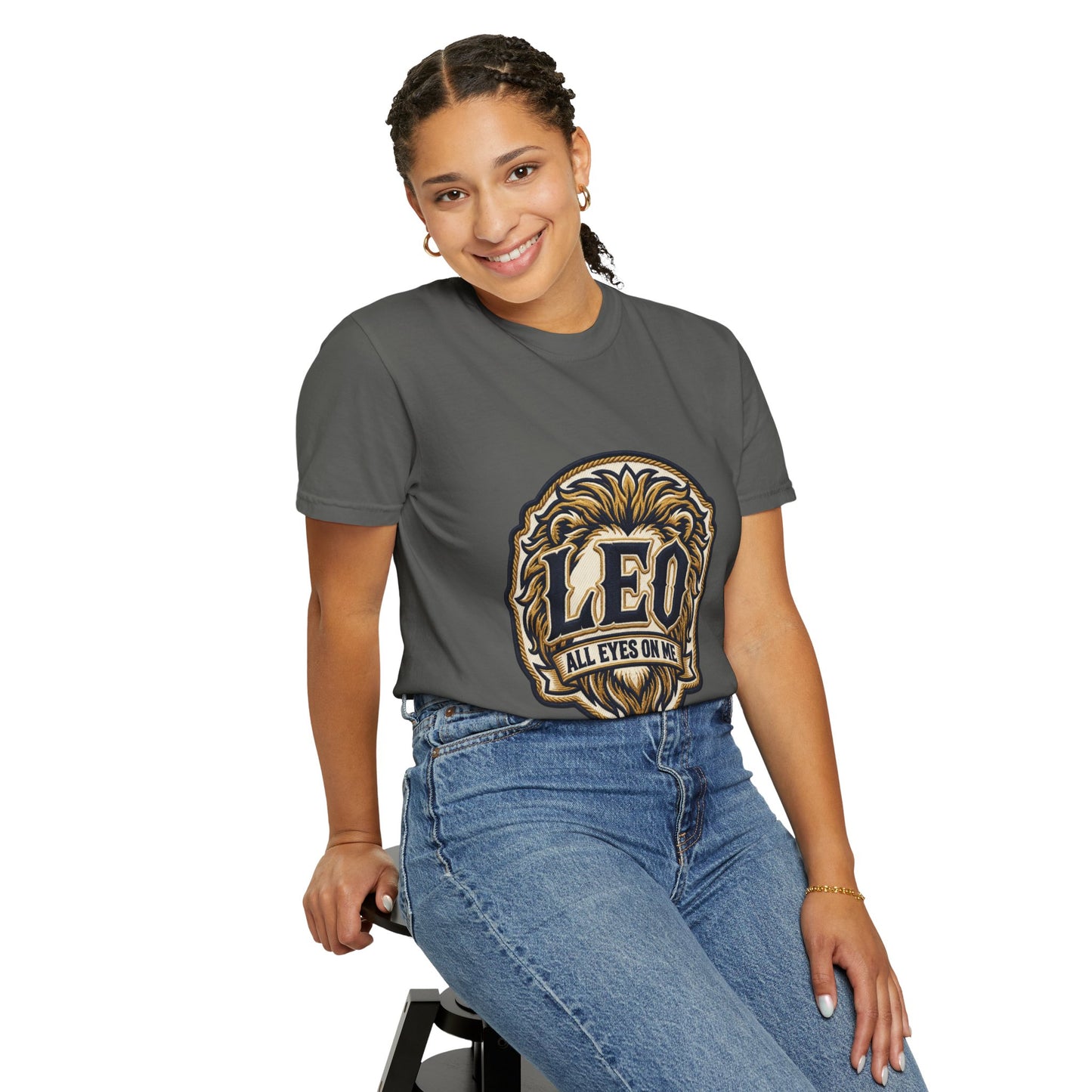 Leo 'All Eyes On Me' Zodiac T-Shirt — Bold Lion Astrology Tee