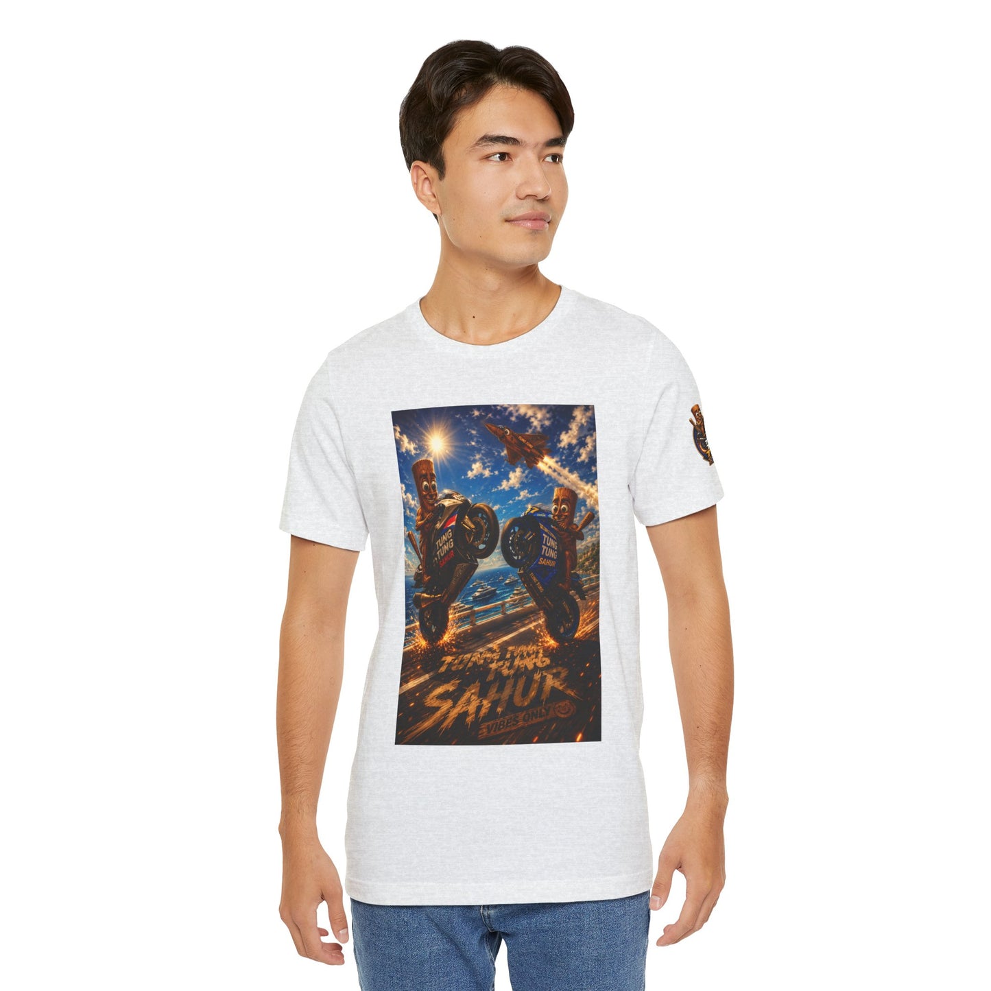 Motorcycle Stunt Tee — Sahara Riders Graphic T-Shirt
