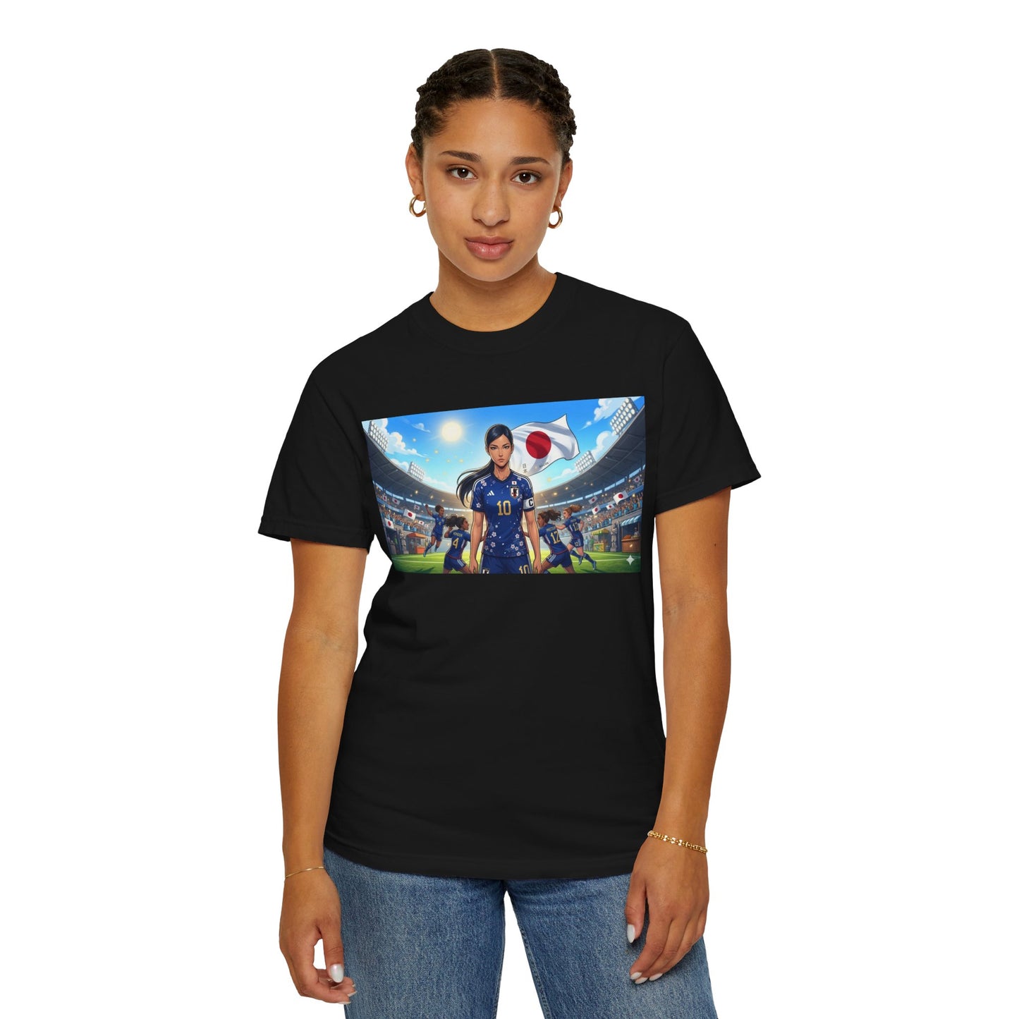 Soccer Player Japan T-Shirt — Japan Flag Soccer Fan Tee