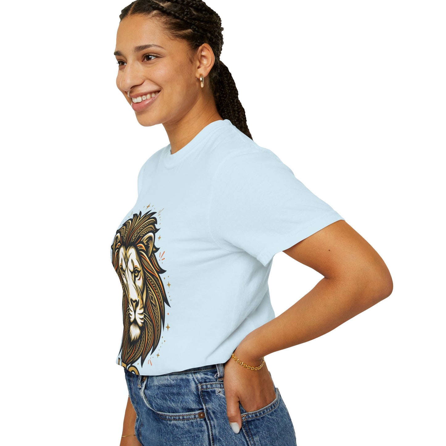 Leo Zodiac Lion T-Shirt — Bold Astrology Graphic Tee