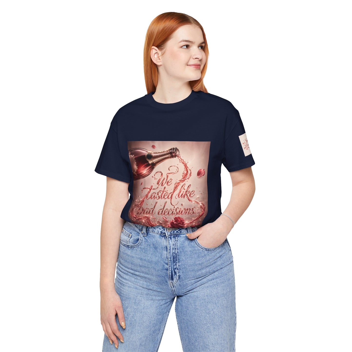 We Tasted Like Bad Decisions T shirt - Pink Champagne Pleasure Graphic Tee