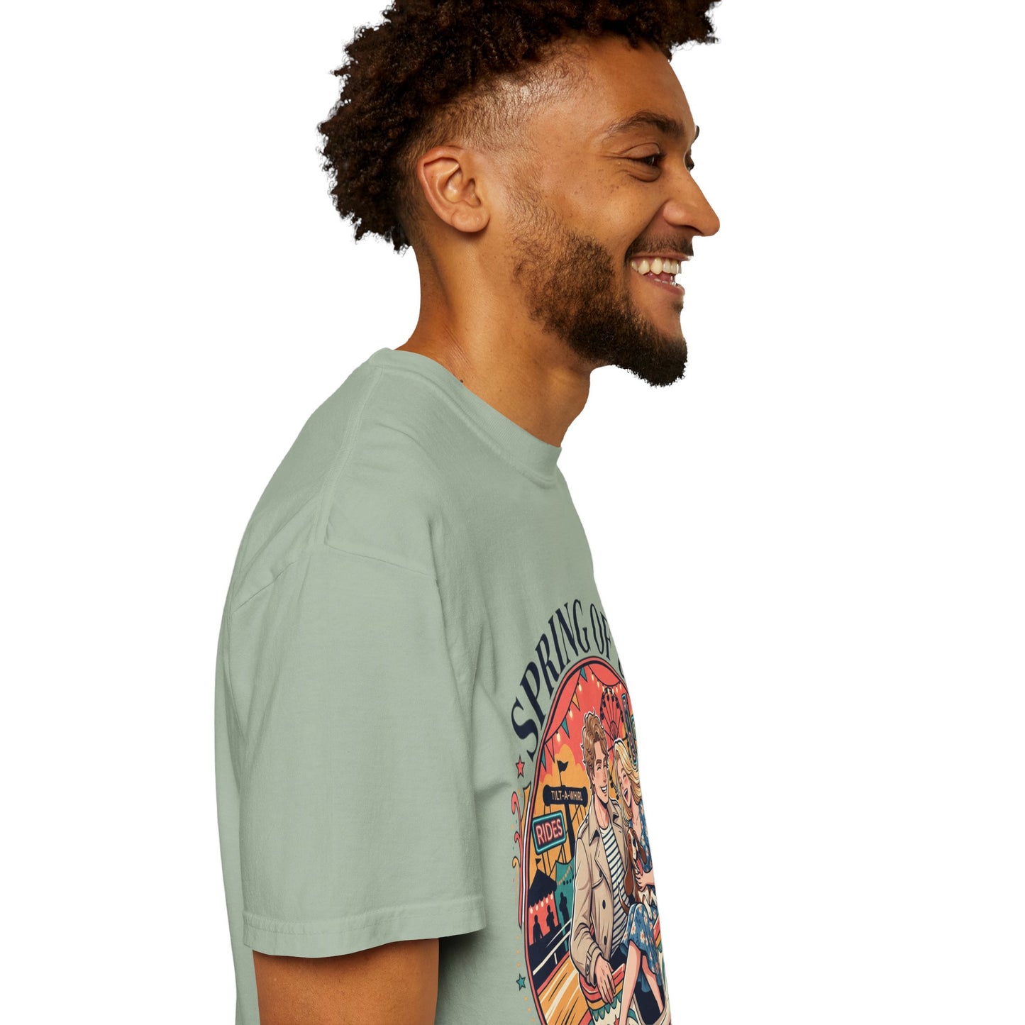 Spring of Us T-Shirt — Retro Carnival Couple Tee (Spring Festival Concert)