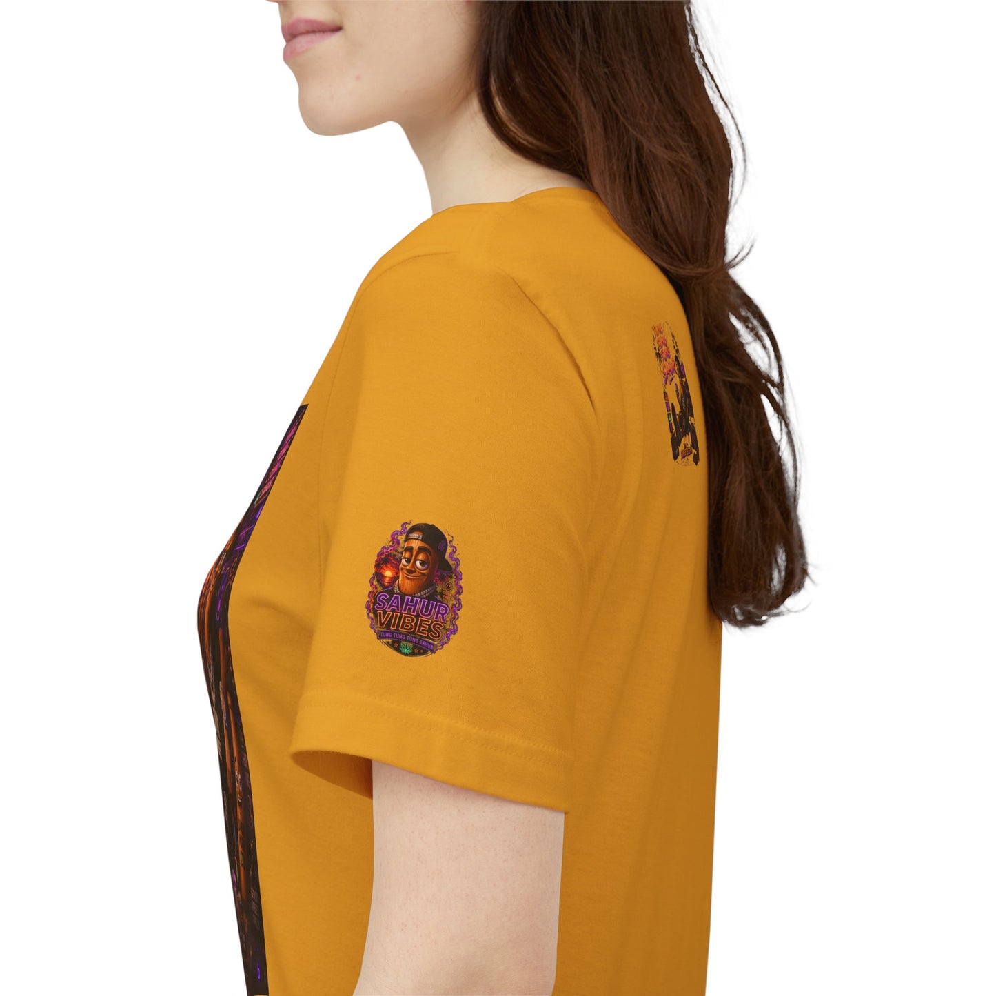 Tung Tung Tung Sahur Laid-Back Nightlife Graphic Tee — "Things Take Time" Urban Cartoon Design