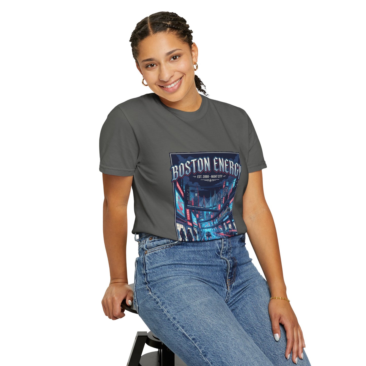Boston Energy Graphic T-Shirt — Neon City Streetwear