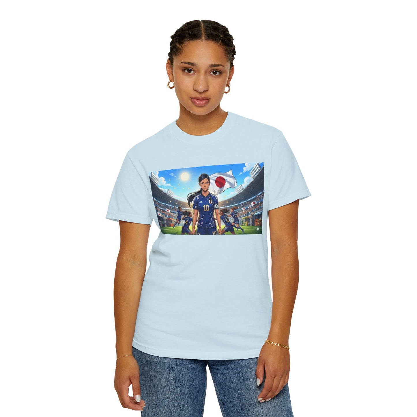Soccer Player Japan T-Shirt — Japan Flag Soccer Fan Tee