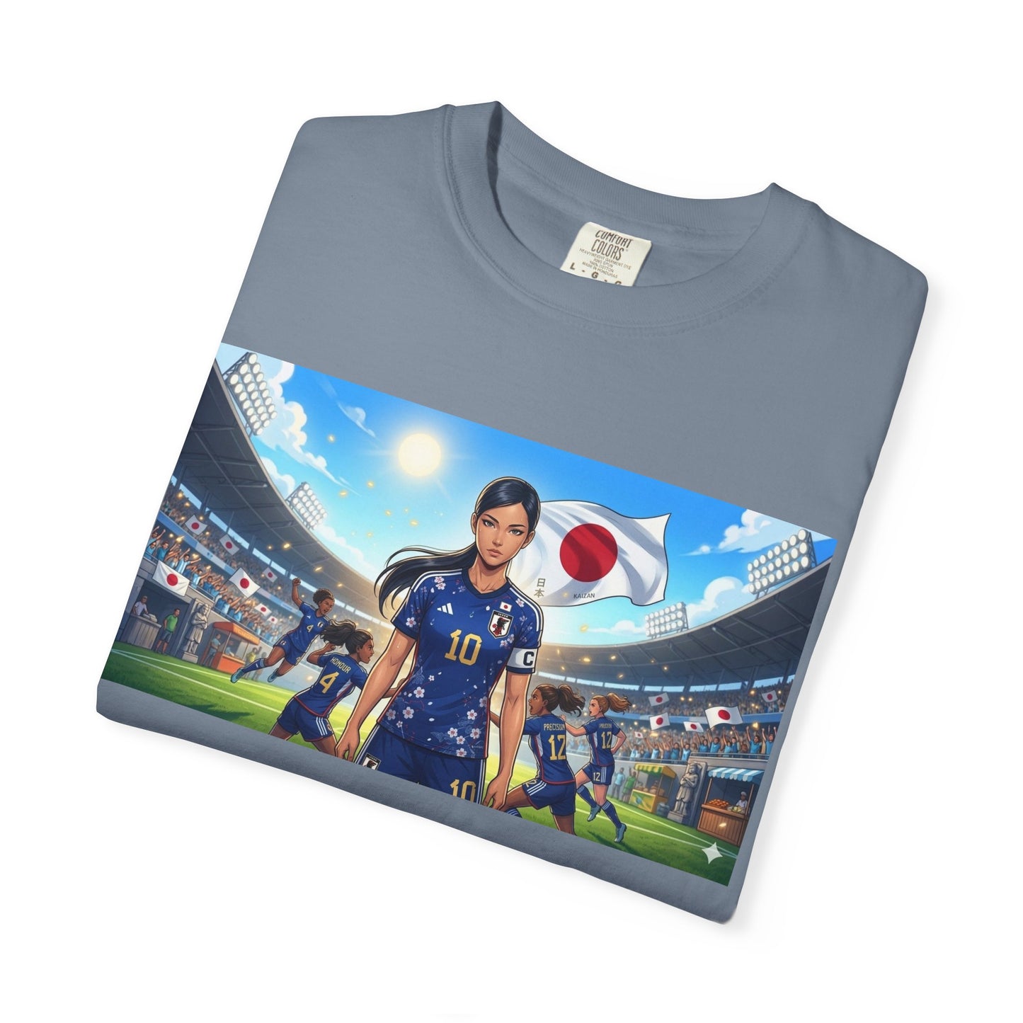 Soccer Player Japan T-Shirt — Japan Flag Soccer Fan Tee