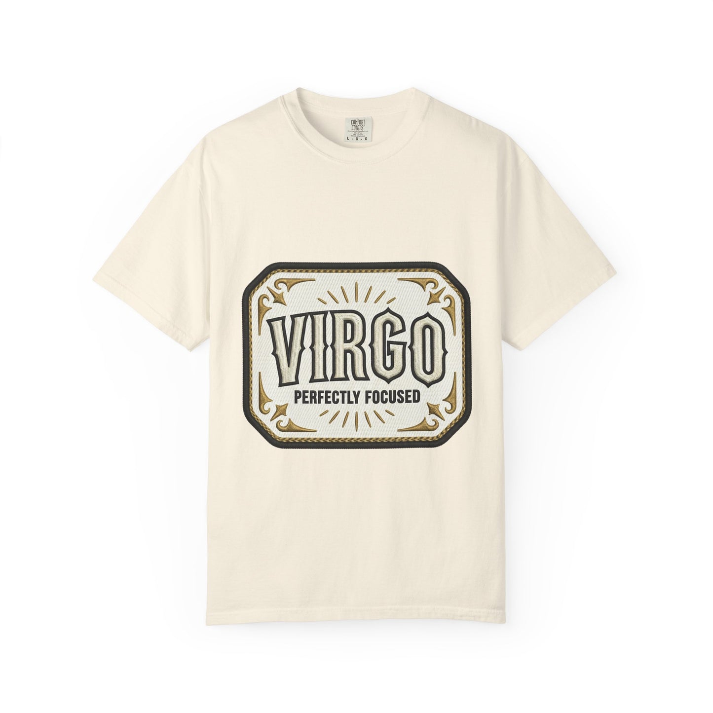 Virgo "Perfectly Focused" Zodiac T-Shirt — Vintage Astrology Tee