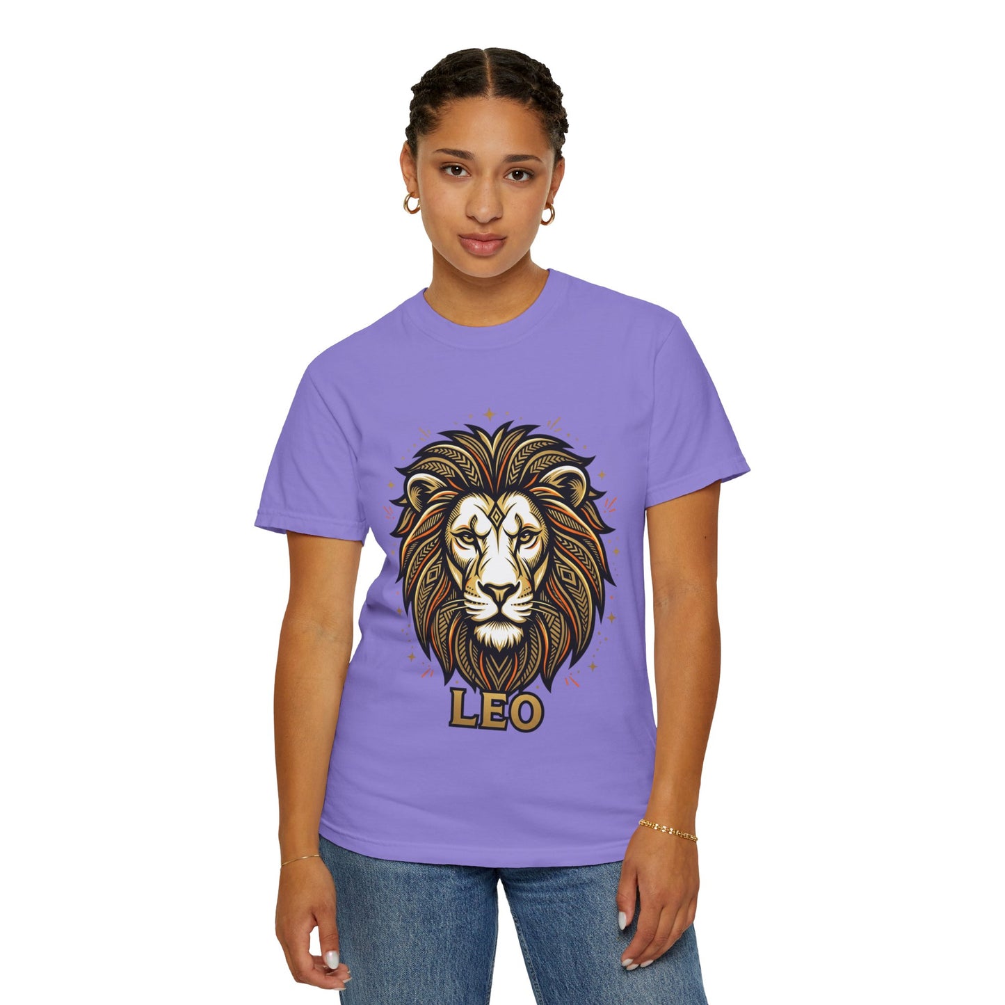 Leo Zodiac Lion T-Shirt — Bold Astrology Graphic Tee