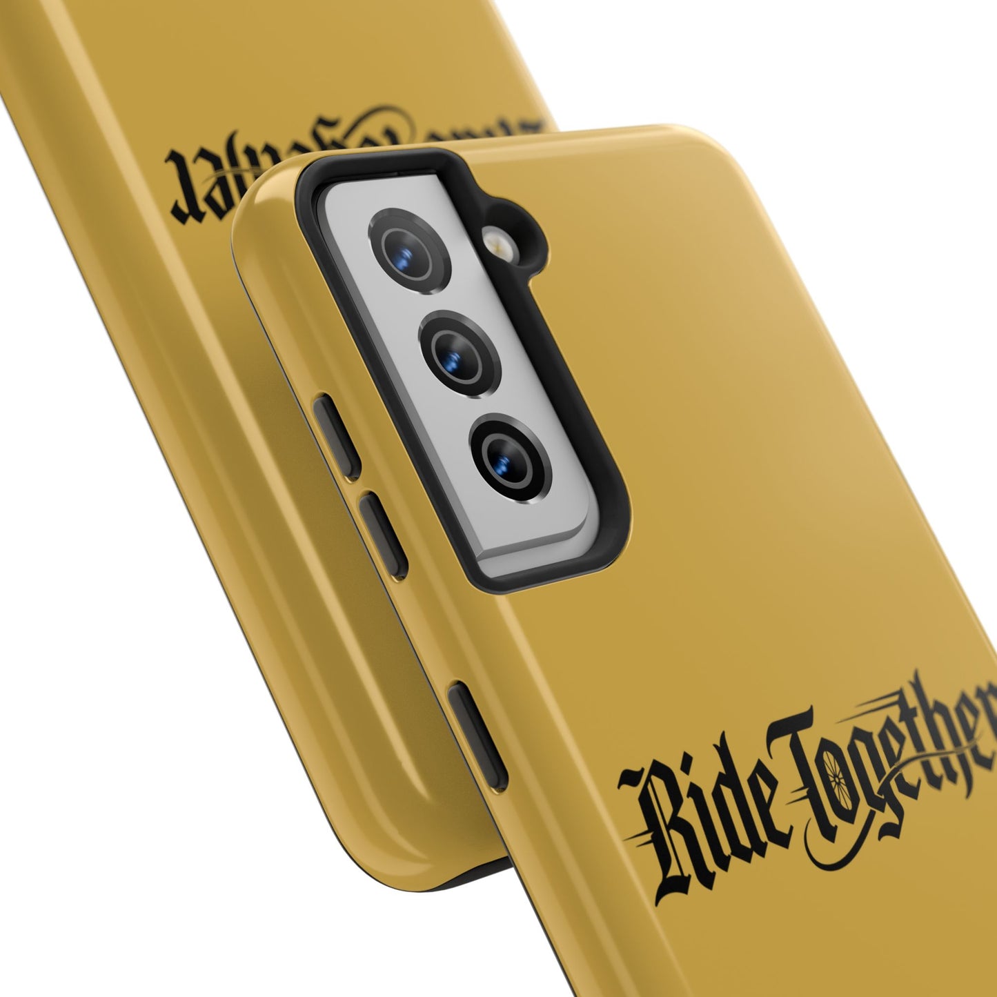 Ride Together Tough Phone Case — Durable Retro Script Protective Cover