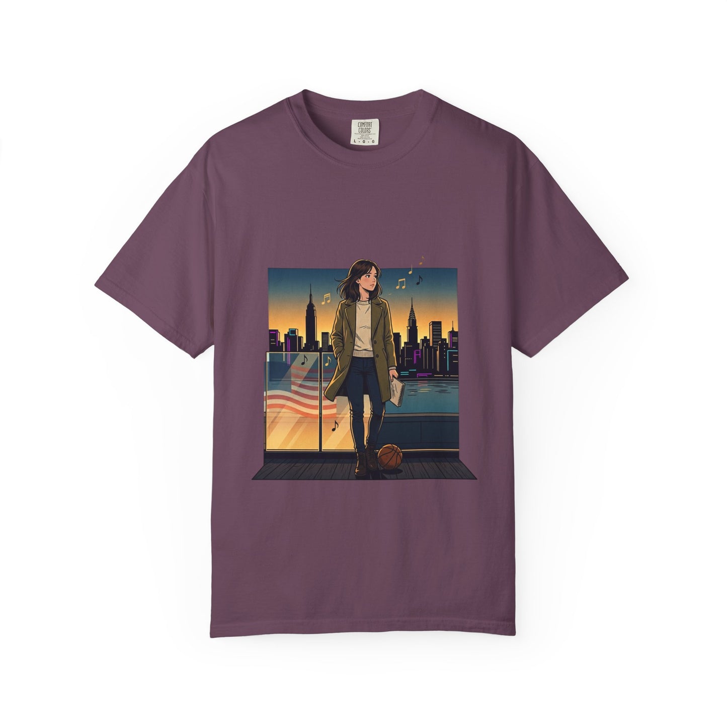 GLOBAL ENERGY: HER CITY, HER STORY— City Sunset Graphic T-Shirt