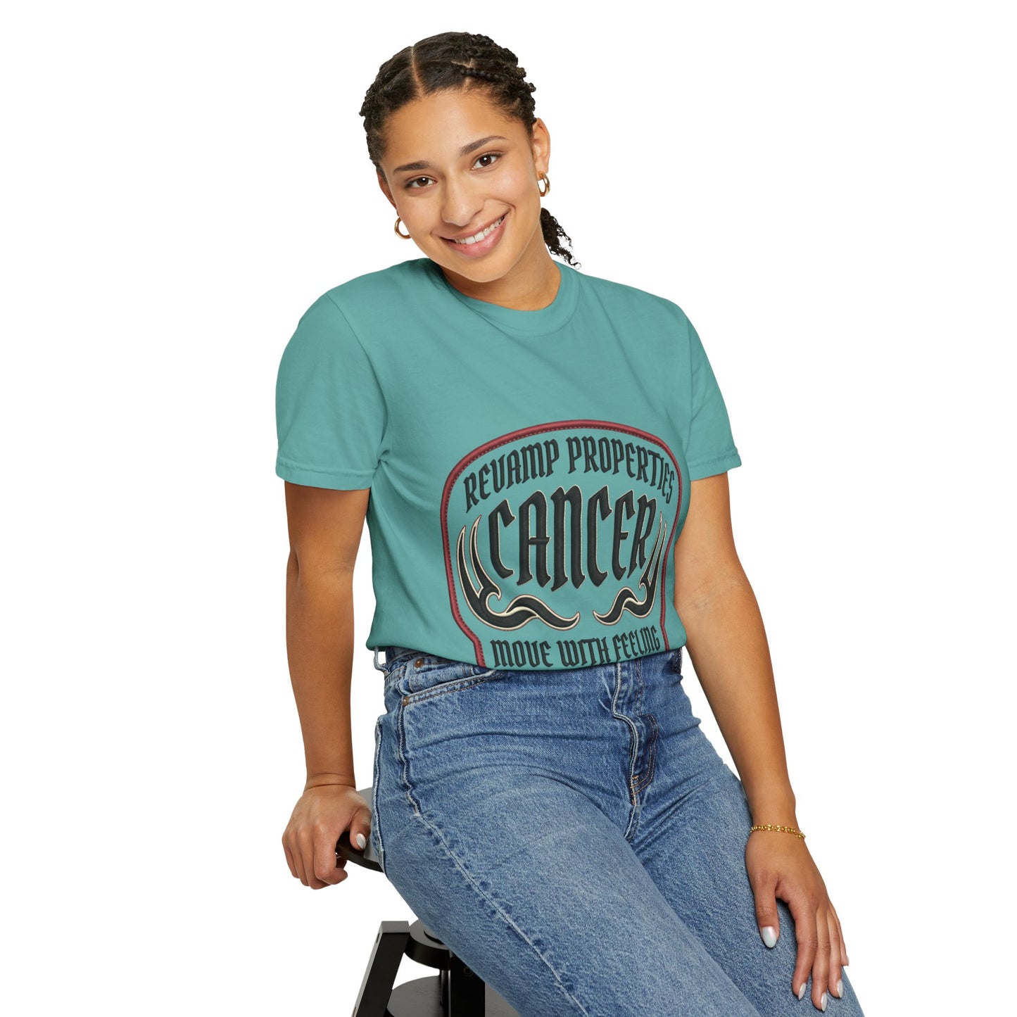 Cancer Zodiac T-Shirt — 'Move With Feeling' Astrology Tee